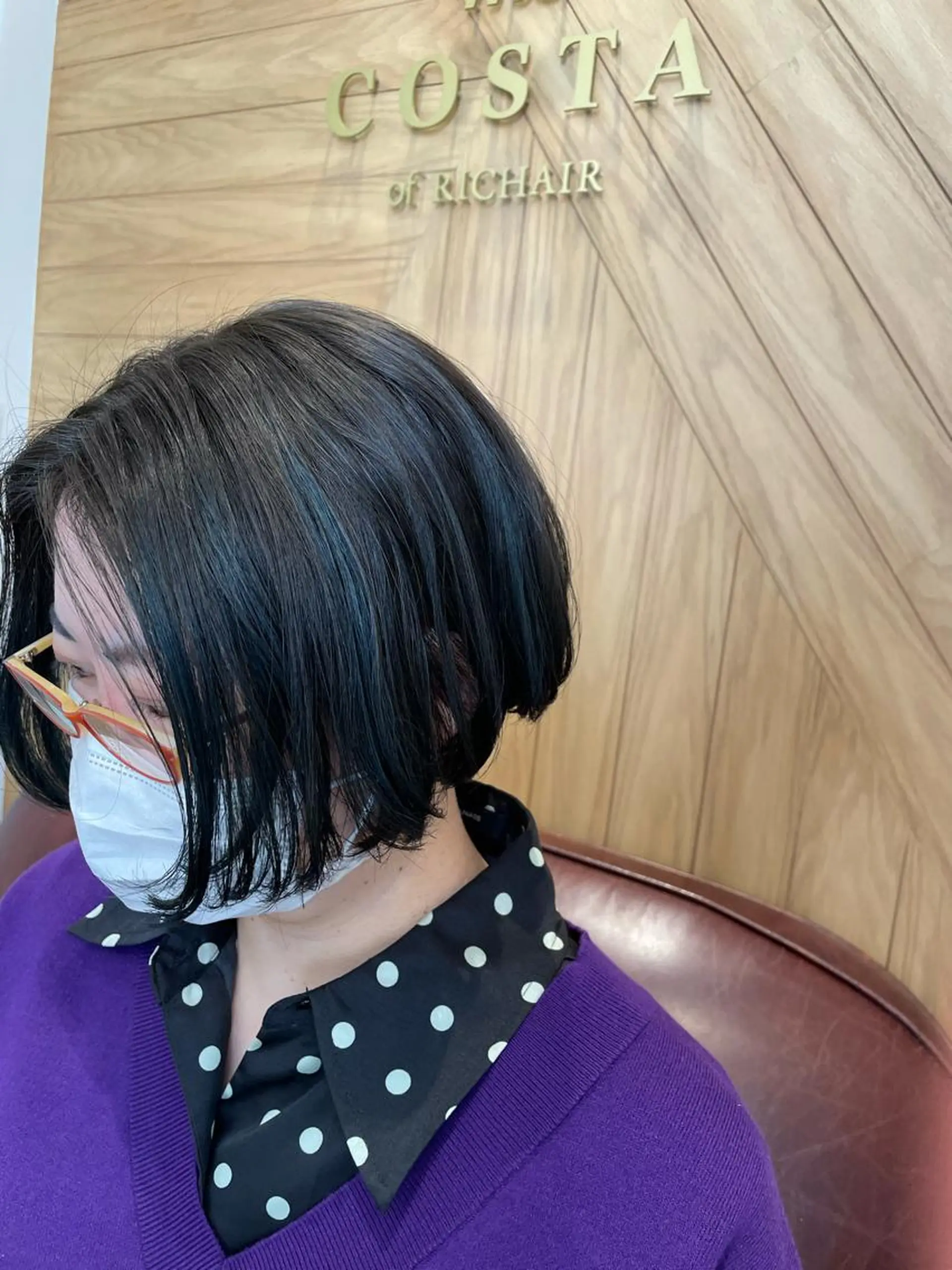 ショート カラー 鈴村 大介のヘアスタイル