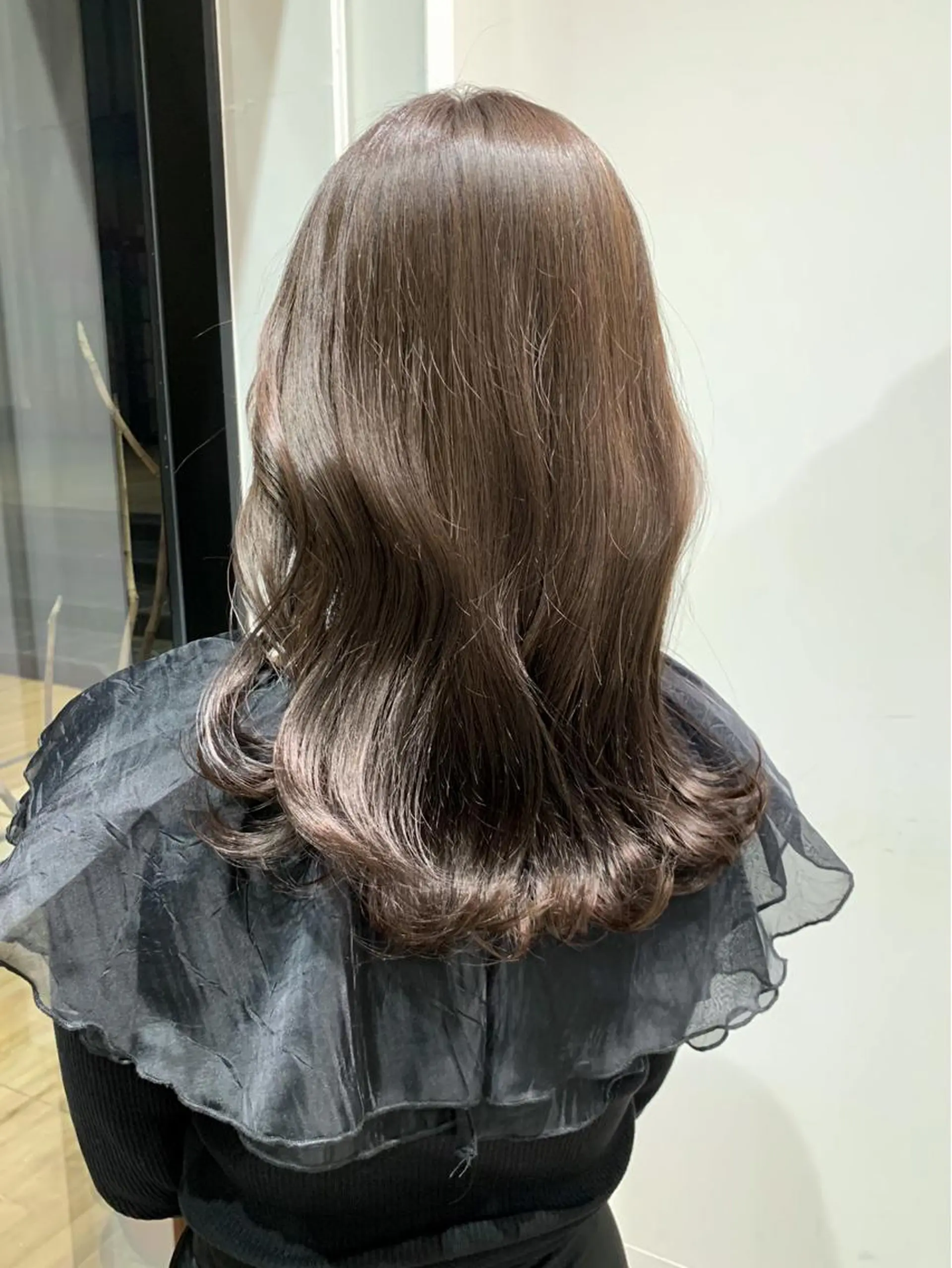 セミロング カラー ヘアアレンジ ブリーチ カット ヘアカラー トリートメント yuka .のヘアスタイル