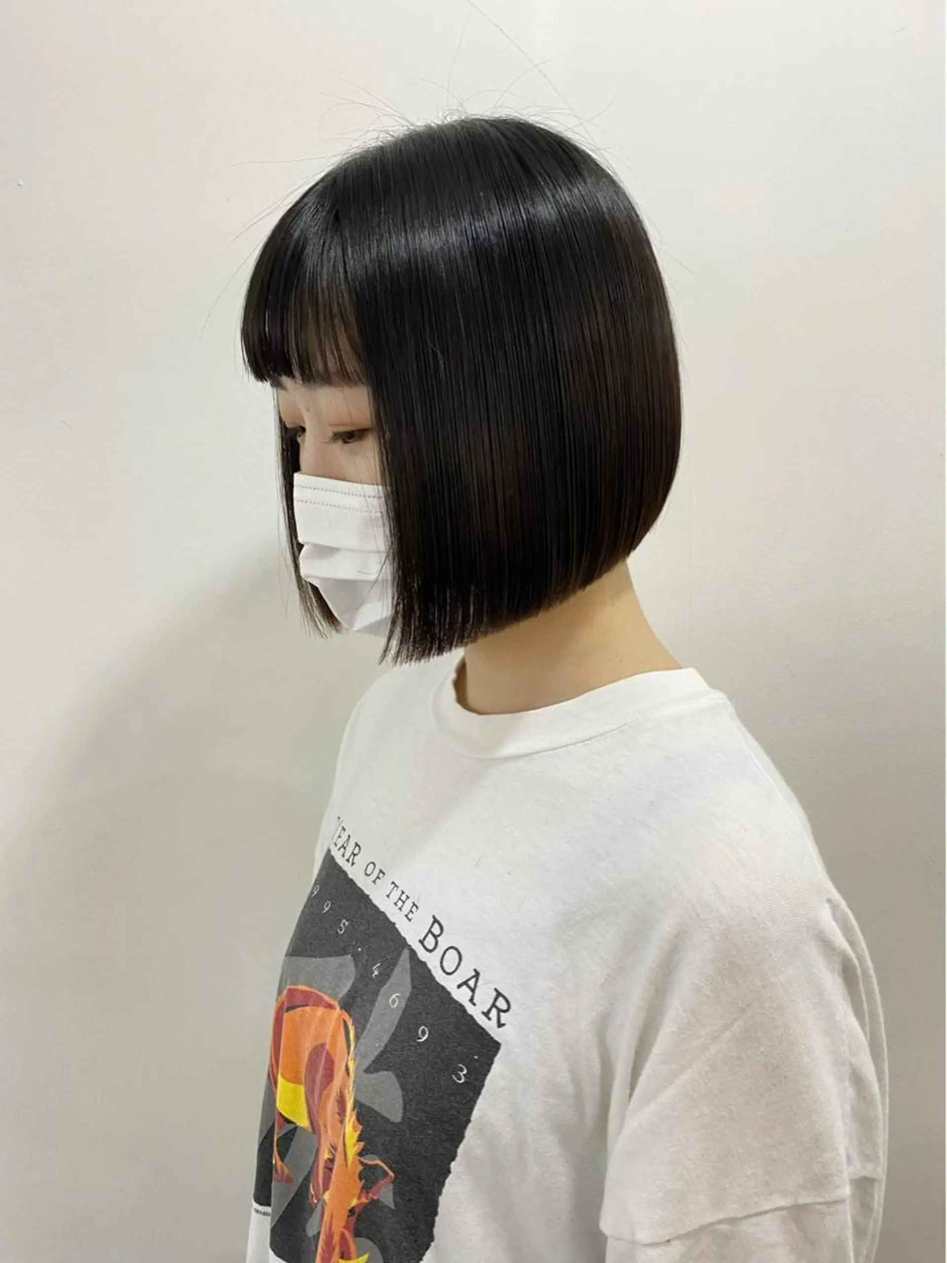 ショート ボブ タッセルカット カット フラム所属・WATANABE MISAKIのヘアスタイル