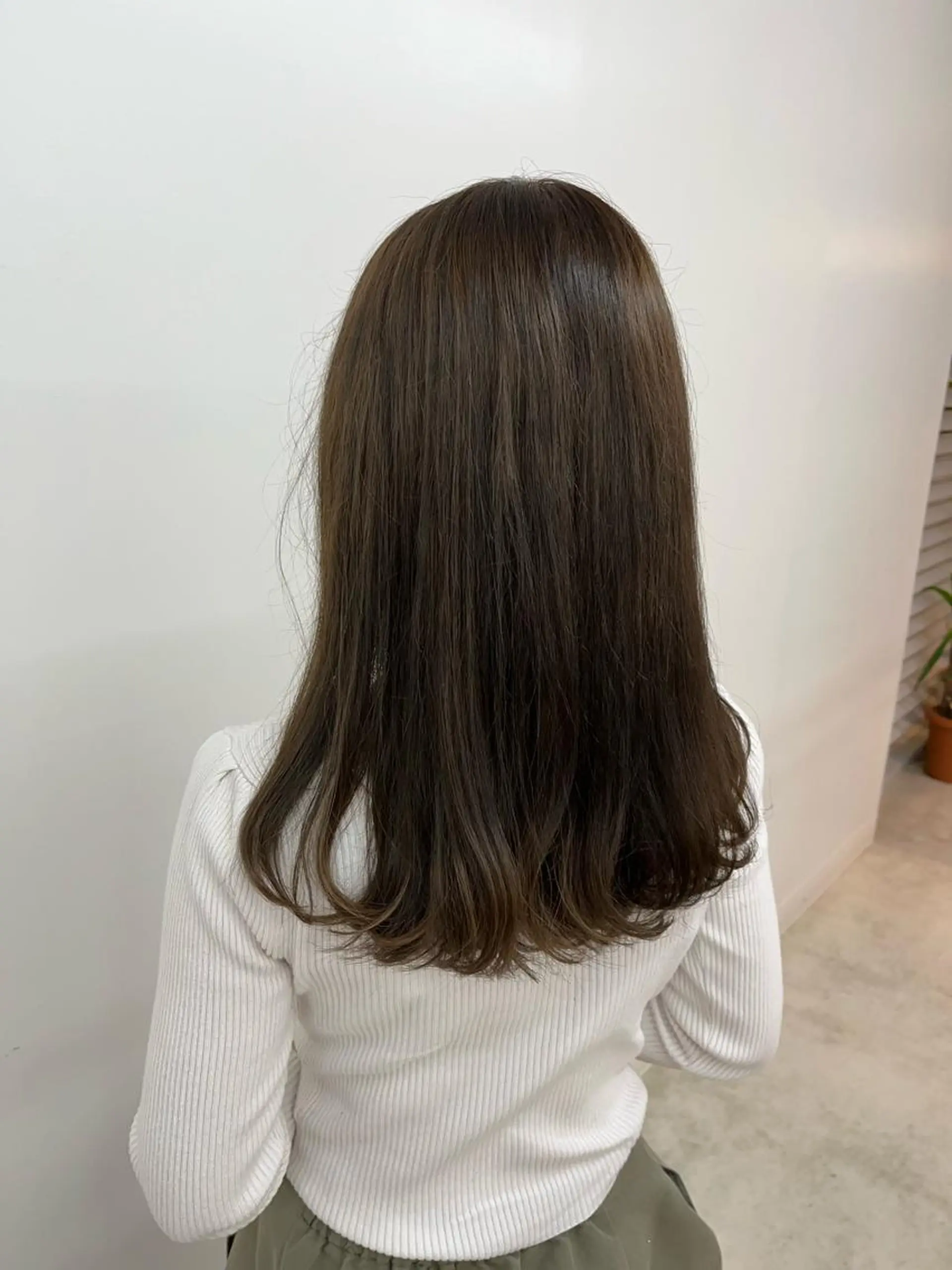 ミディアム ﾚｲﾔｰ🩵透明感 ೀユイ🌙のヘアスタイル