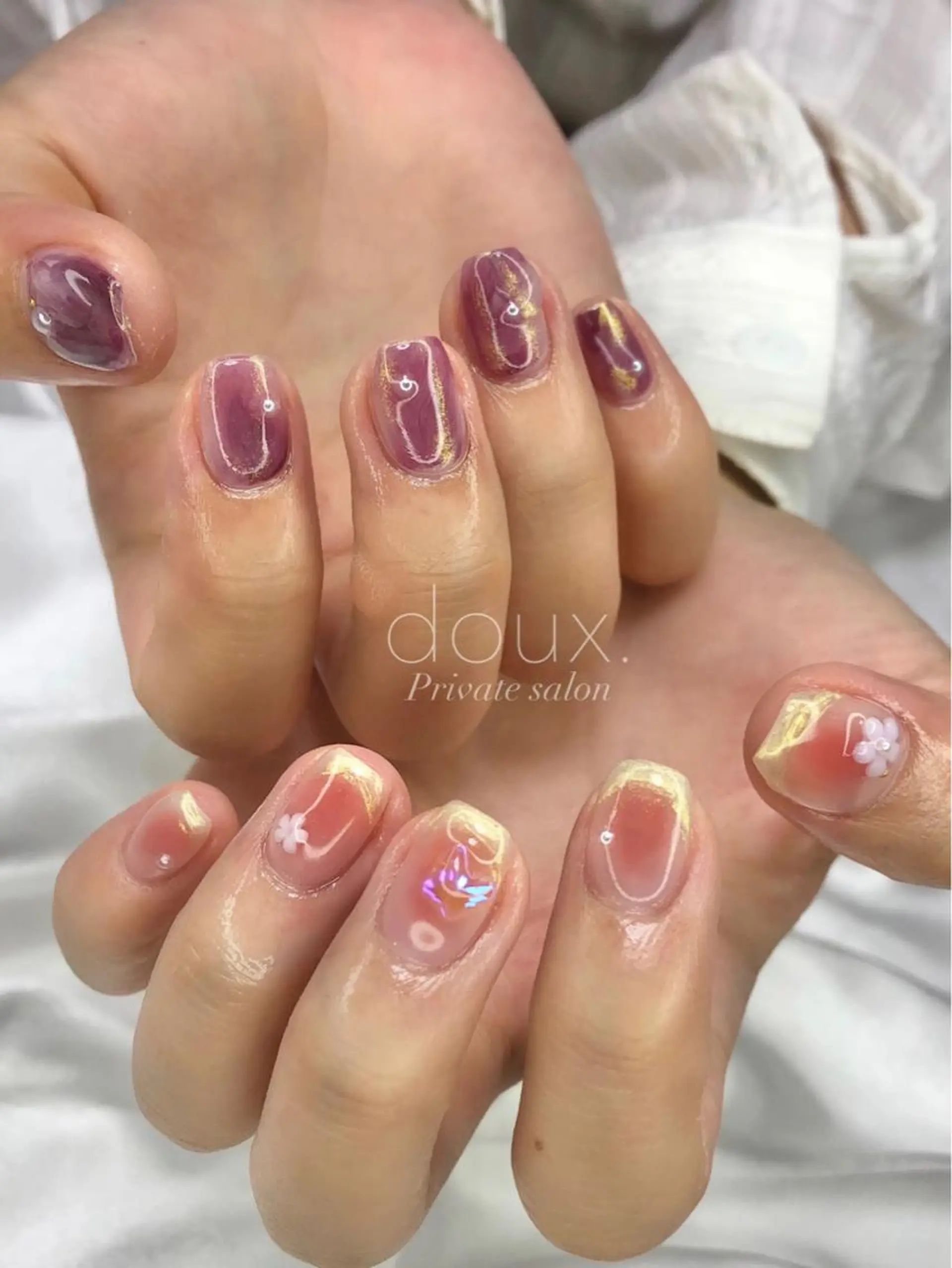 ネイル 春ネイル doux. nailのネイルデザイン