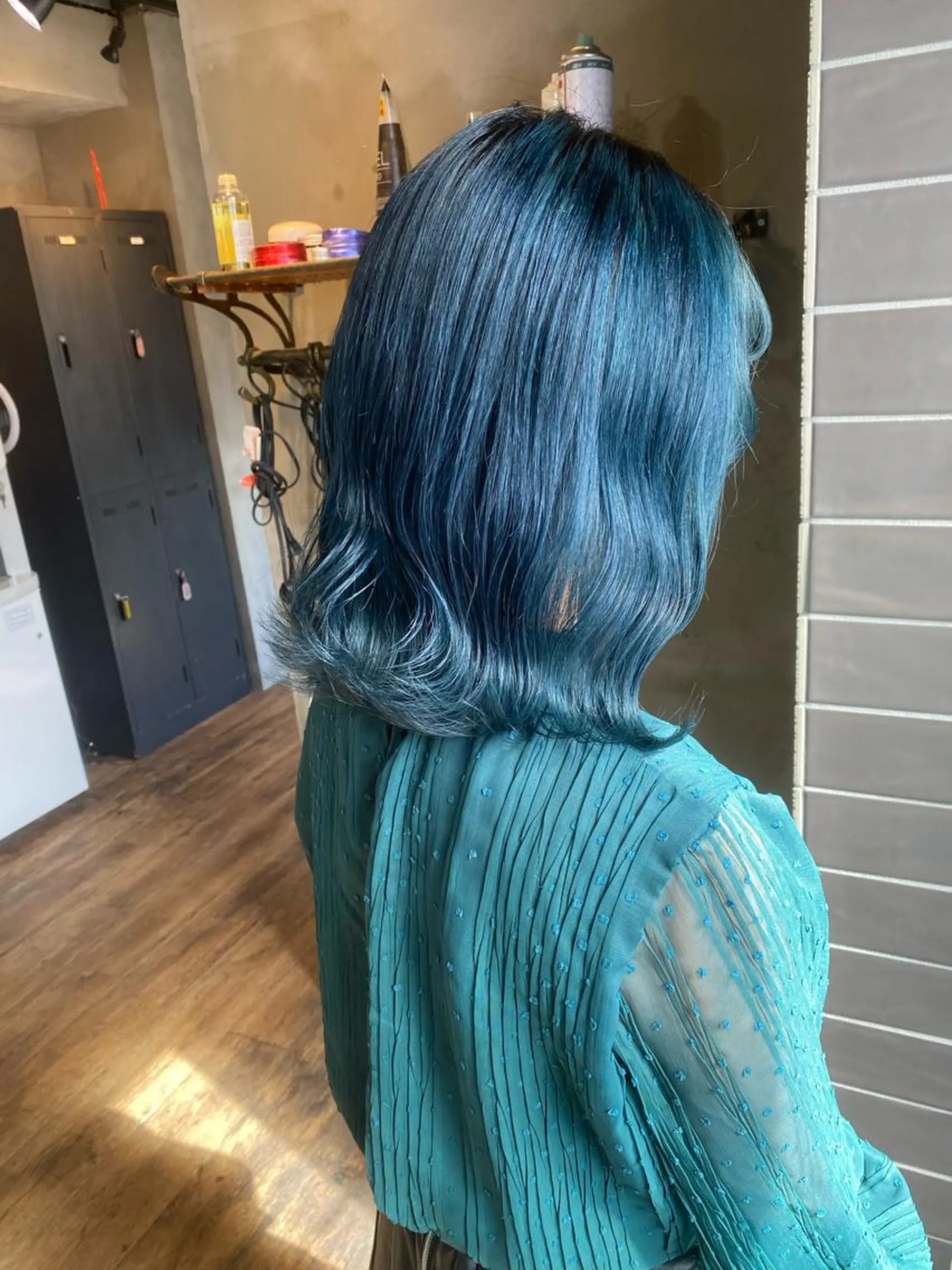 ロング カラー カット ヘアカラー トリートメント yoriダブルカラー 代表すがわらのヘアスタイル