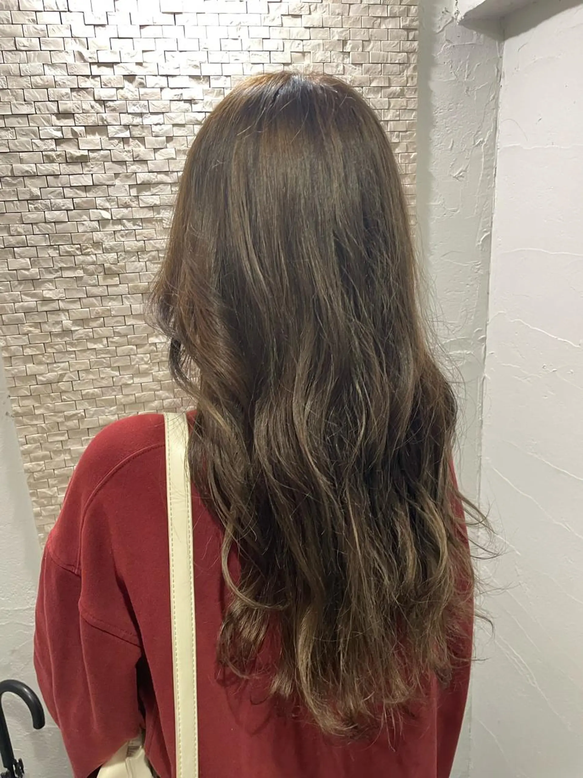 セミロング カラー ケアパーマ/ケアブリ ーチdaisukeのヘアスタイル