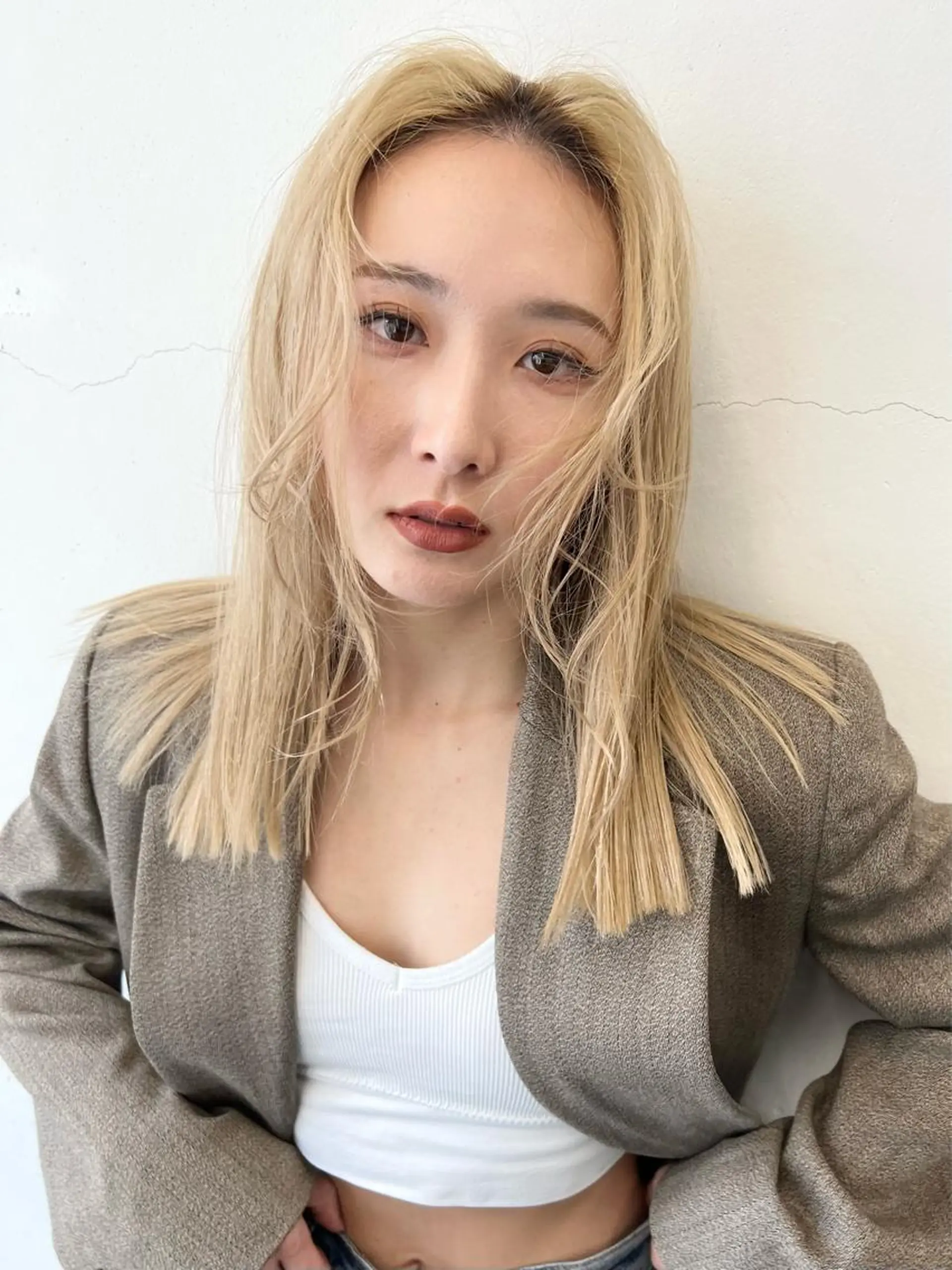 ミディアム カット ヘアカラー トリートメント HARU//原宿🤍 リピート率NO.1のヘアスタイル