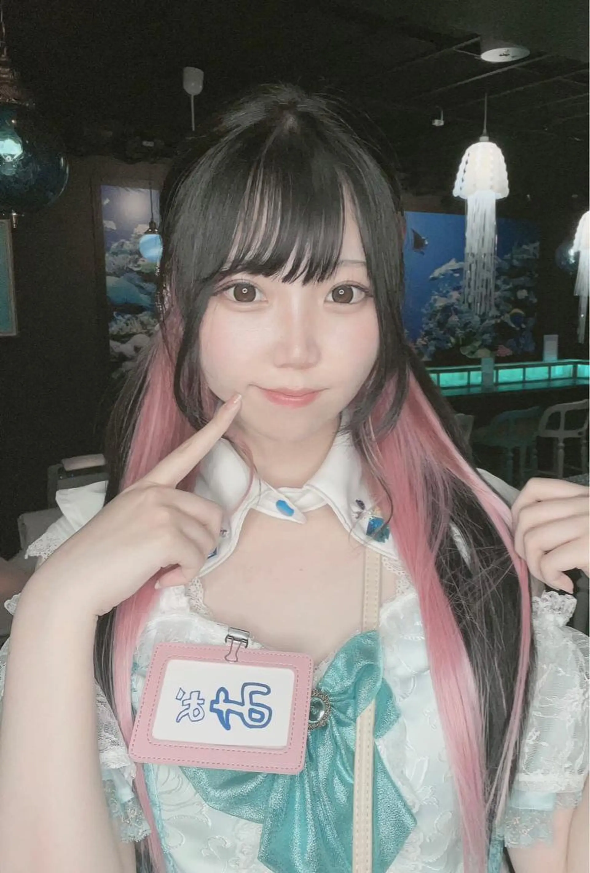 ロング カラー カット エクステ ハイトーンエクステ 🎩カズキ🎩のヘアスタイル