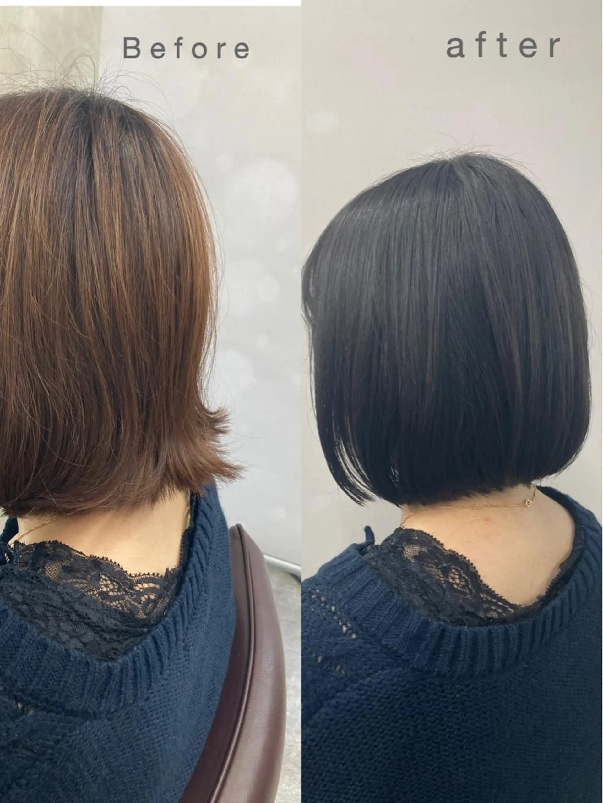 ショート カラー アディクシーカラー カット ヘアカラー トリートメント ブリーチ&似合せボブ 田中寛十のヘアスタイル