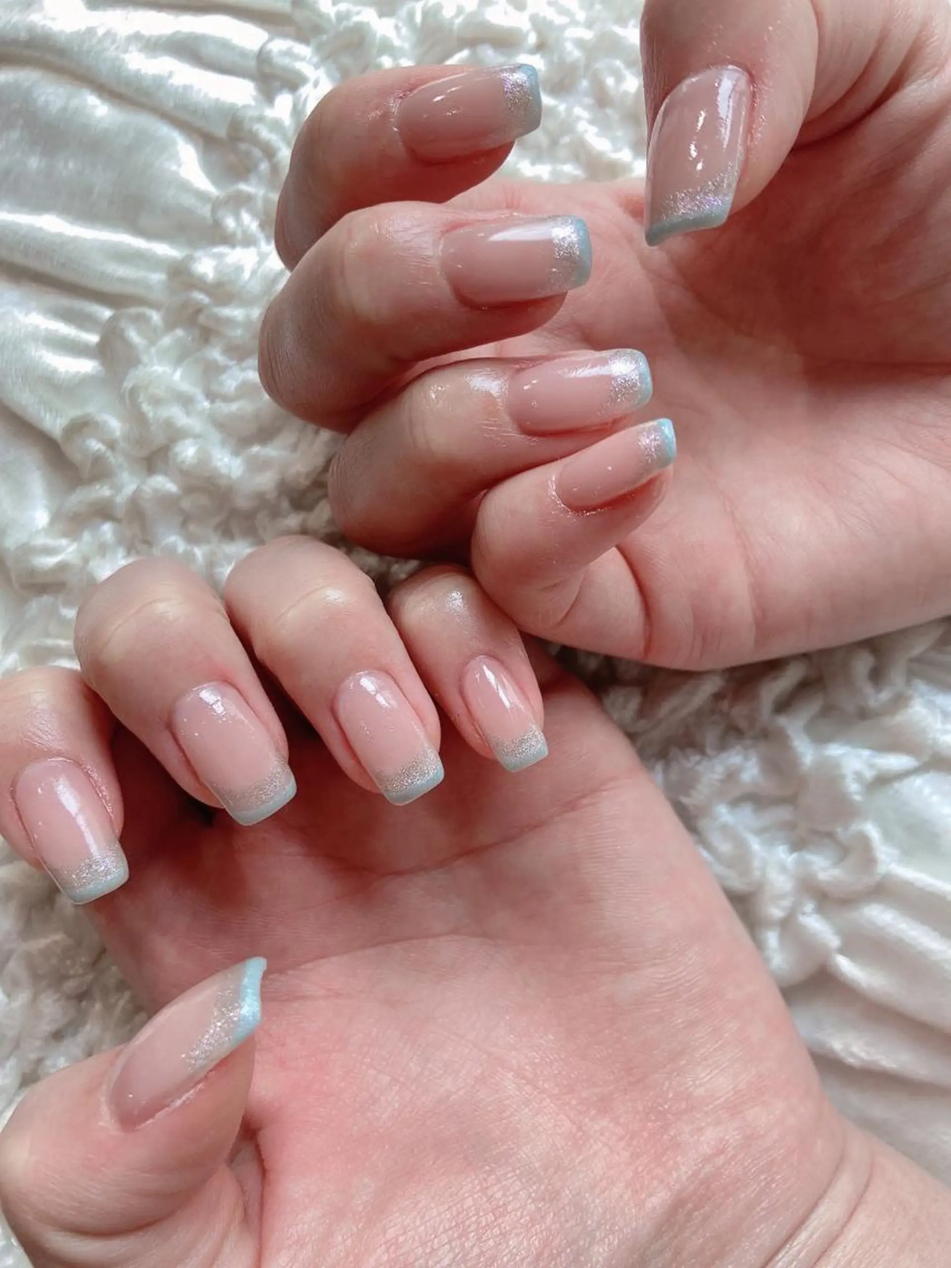 ネイル フレンチネイル ジェルネイル 韓国ネイル マグネットネイル ハンドネイル Nailist🌟 Wakanaのネイルデザイン