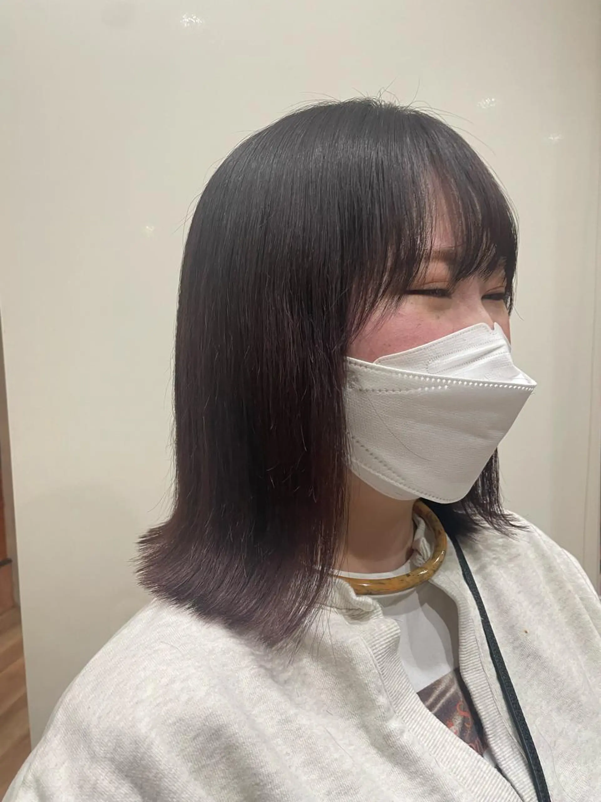 ミディアム 外ハネヘア ら んのヘアスタイル