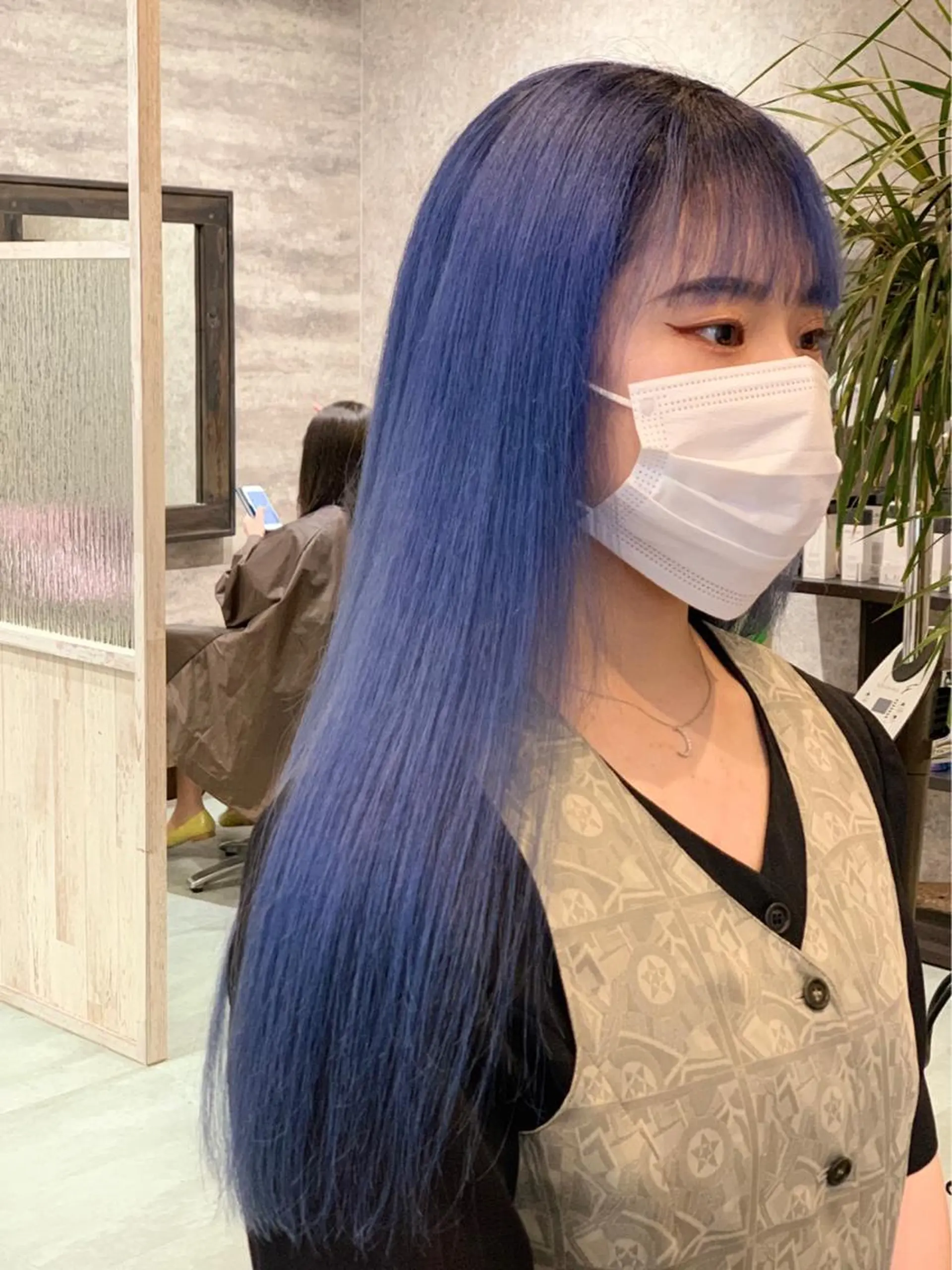 ロング カラー ブルーカラー 🫟Blanco🫟 Color&Careのヘアスタイル