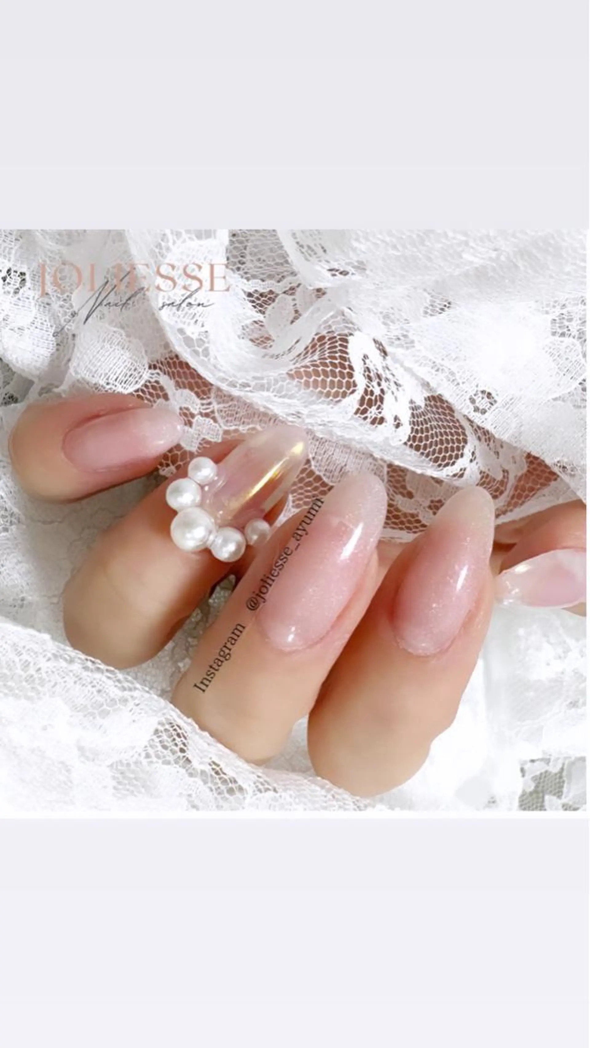 ネイル オーロラネイル マグネットネイル ハンドネイル JOLIESSE Ayumiのネイルデザイン