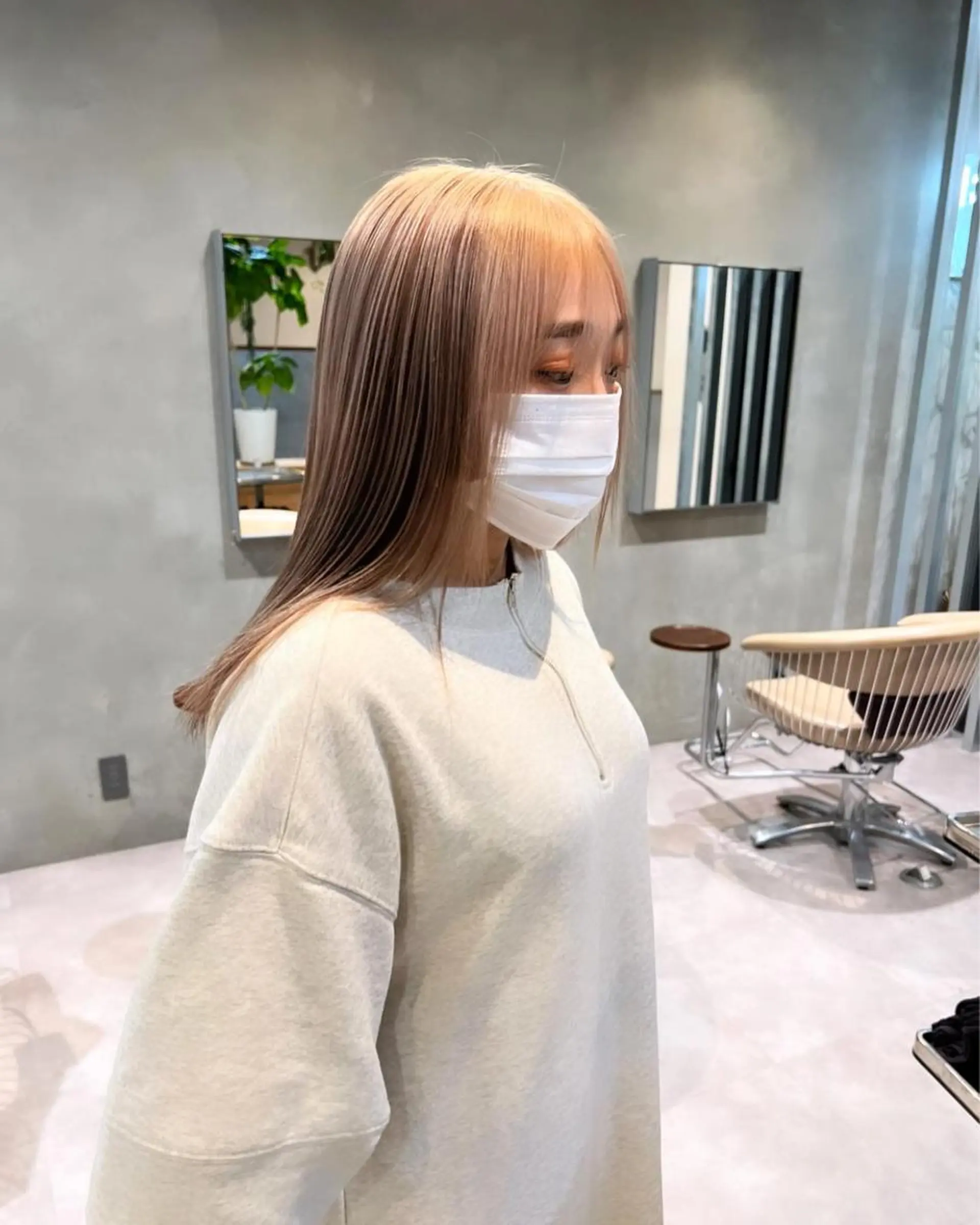 ミディアム カラー レイヤー/ボブ/ ヘッドスパ/ゆうきのヘアスタイル