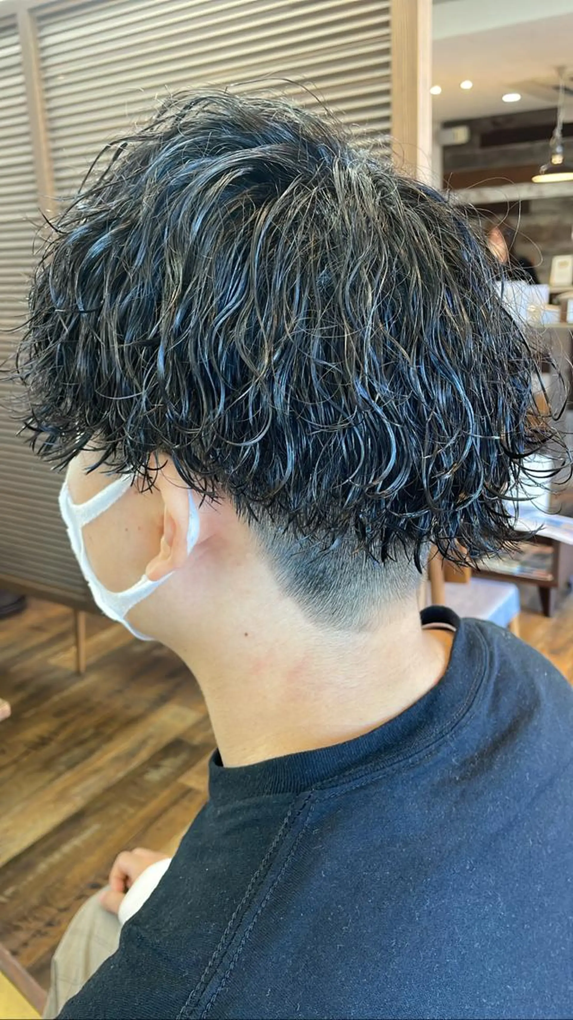 パーマ メンズ カット パーマ 林 侑弥のヘアスタイル