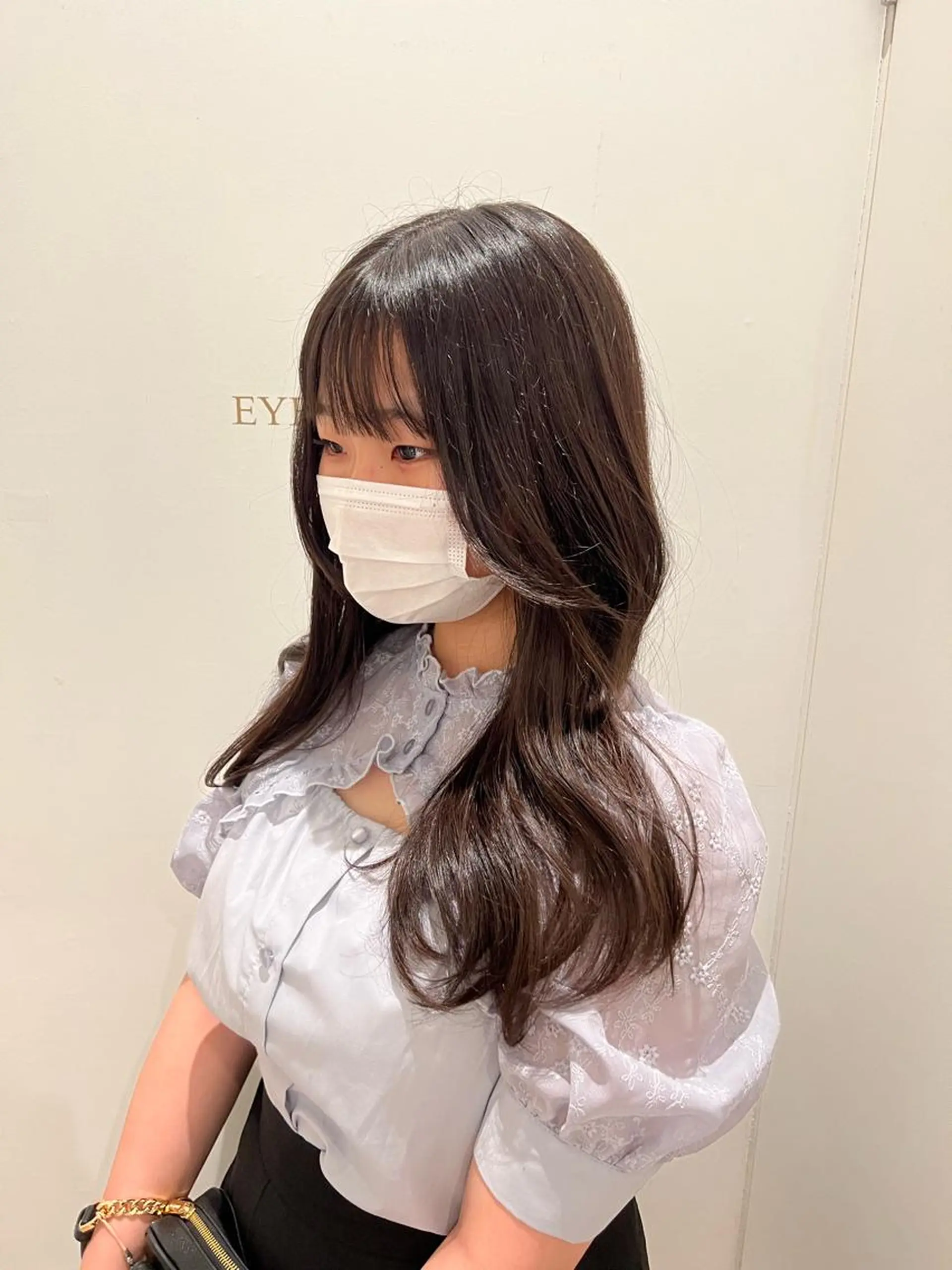 ロング カラー ヘアアレンジ 艶カラー/髪質改善 顔まわり/内藤　輝のヘアスタイル