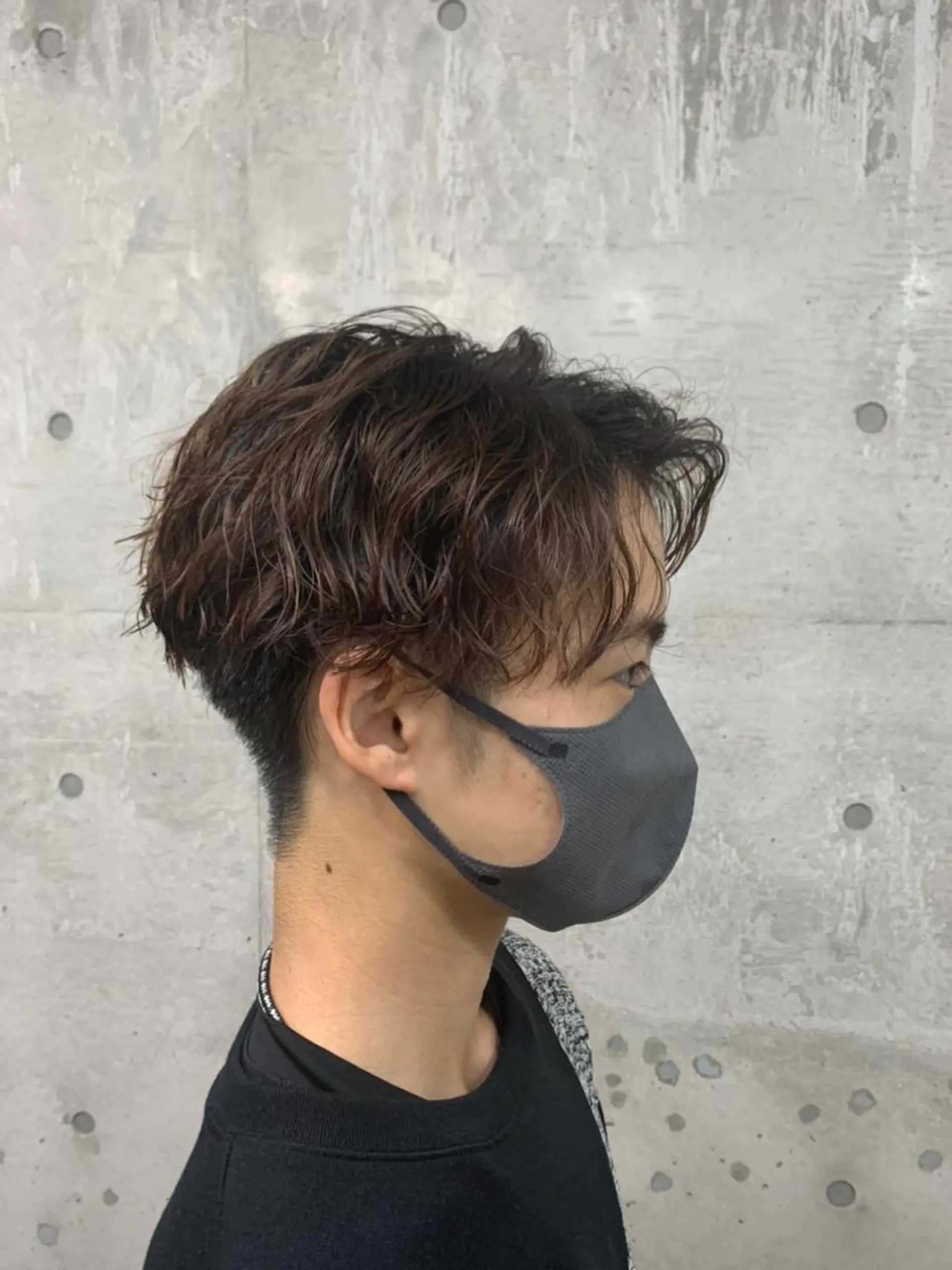 ショート パーマ メンズ クセを最大限に活かす メンズパーマ奈良大祐のヘアスタイル
