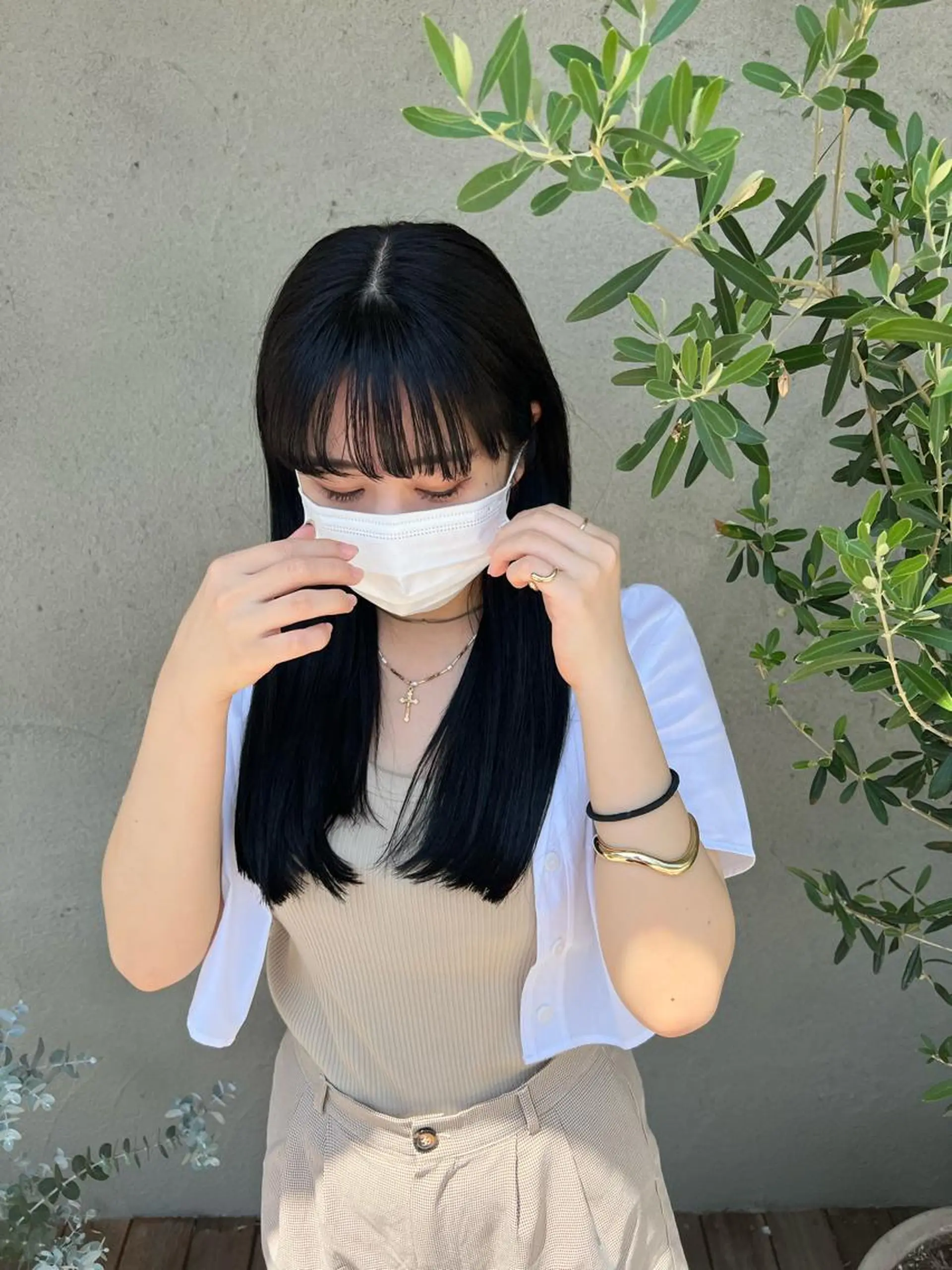 ロング カラー 目黒 彩花のヘアスタイル