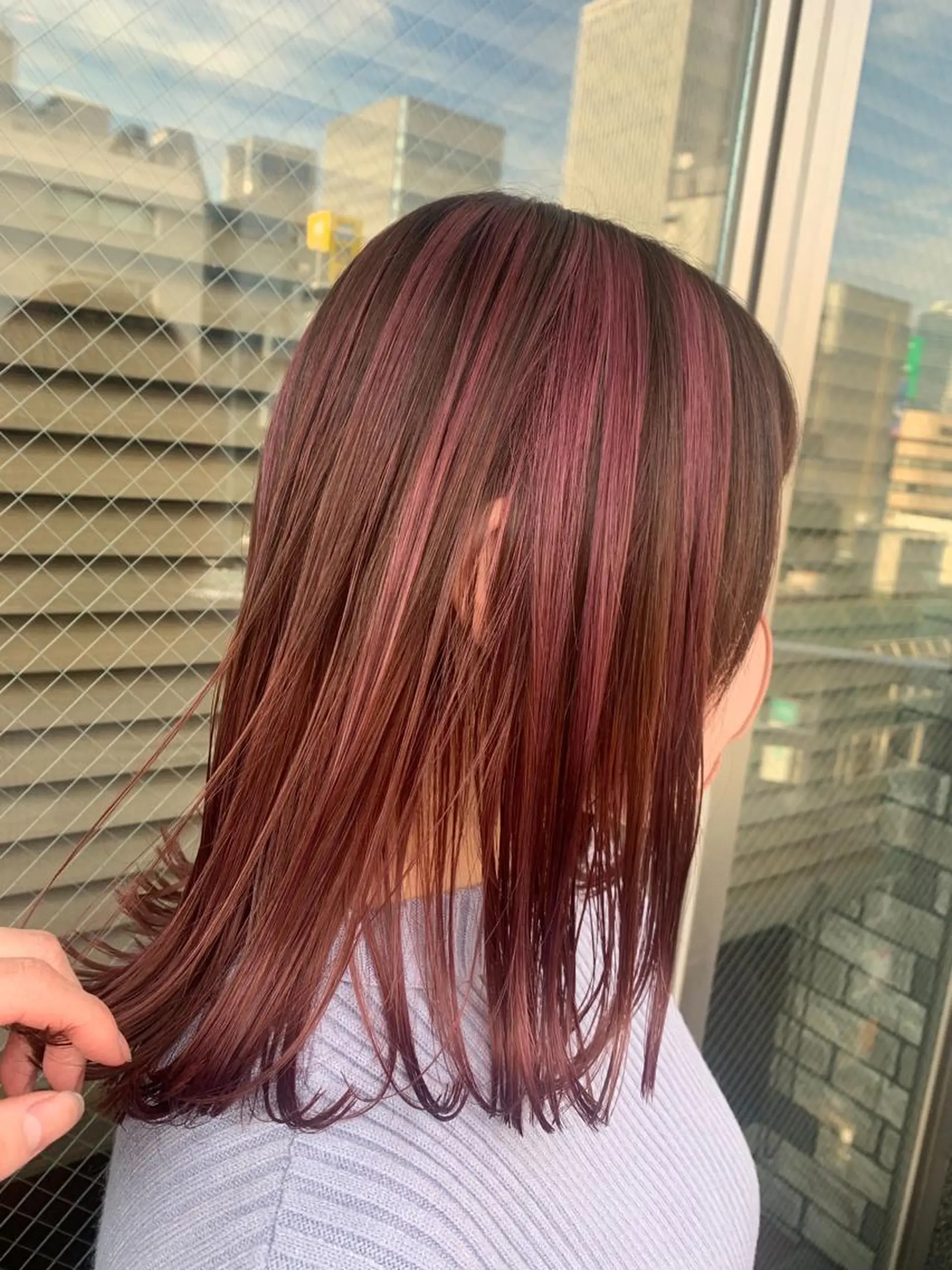 セミロング カラー レディースカット/ シュドウヒナタ🐰のヘアスタイル