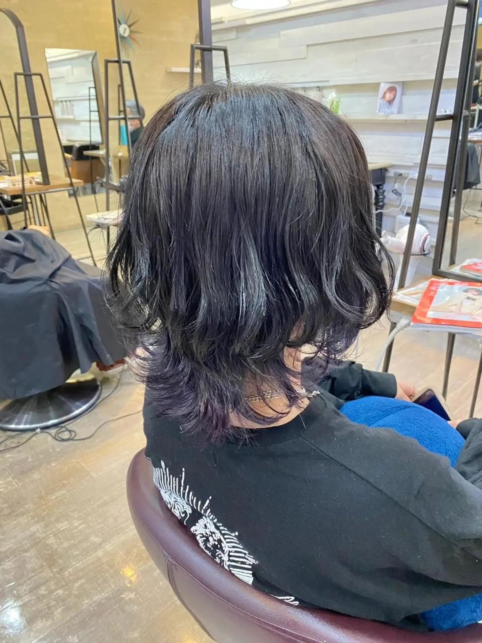 セミロング カット ヘアカラー トリートメント ELEN 新百合ヶ丘のヘアスタイル