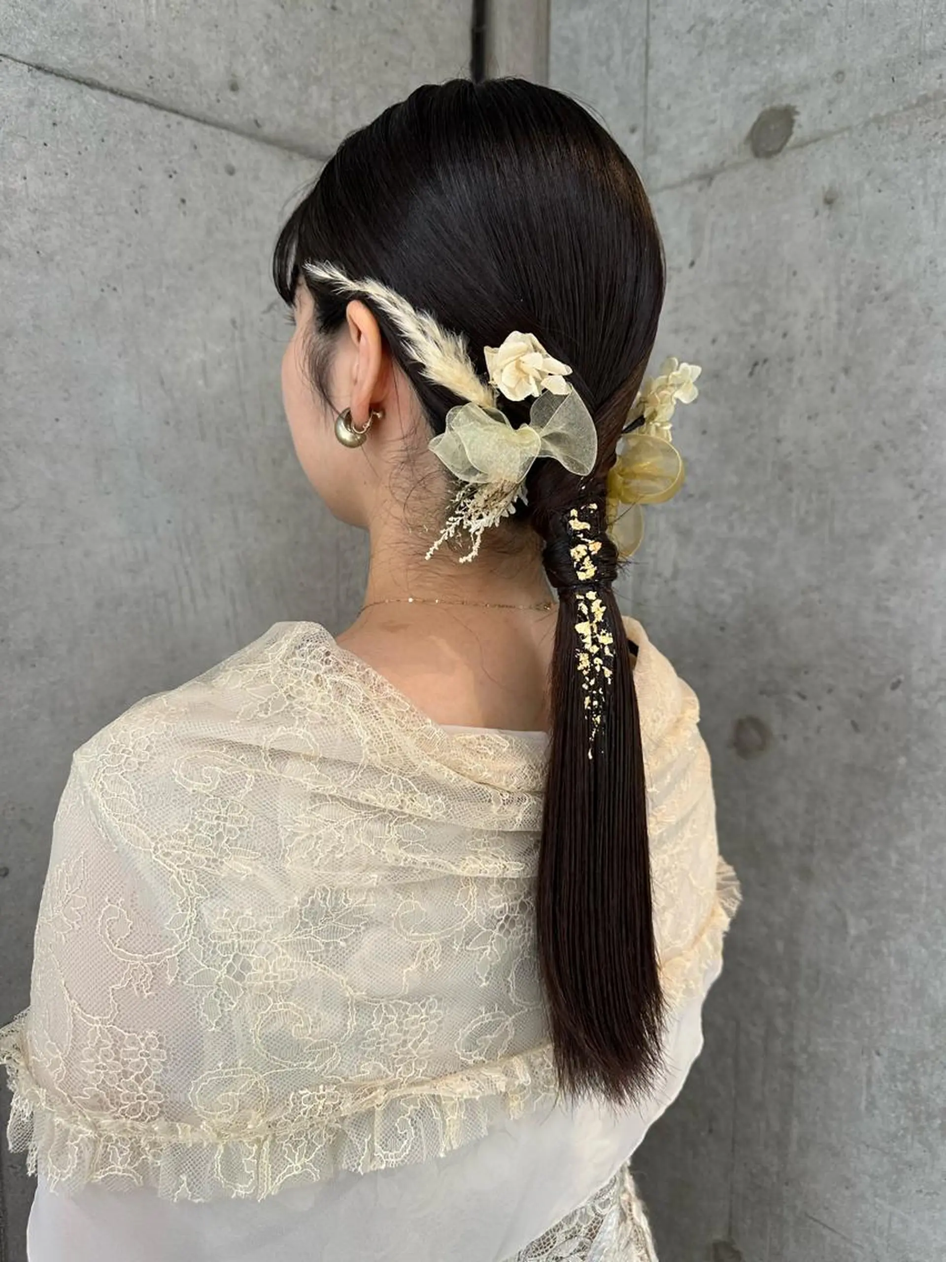 ロング ヘアアレンジ 女性に人気♪ はやしほのかのヘアスタイル