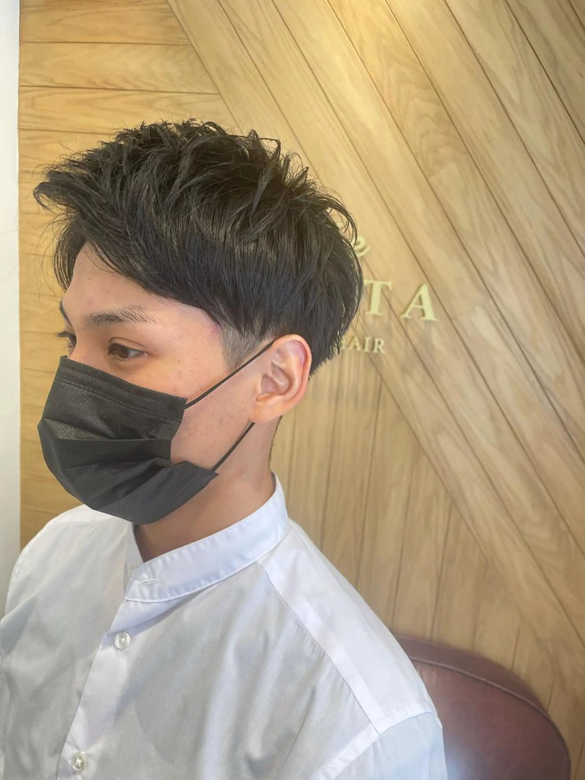 ショート メンズ 鈴村 大介のヘアスタイル