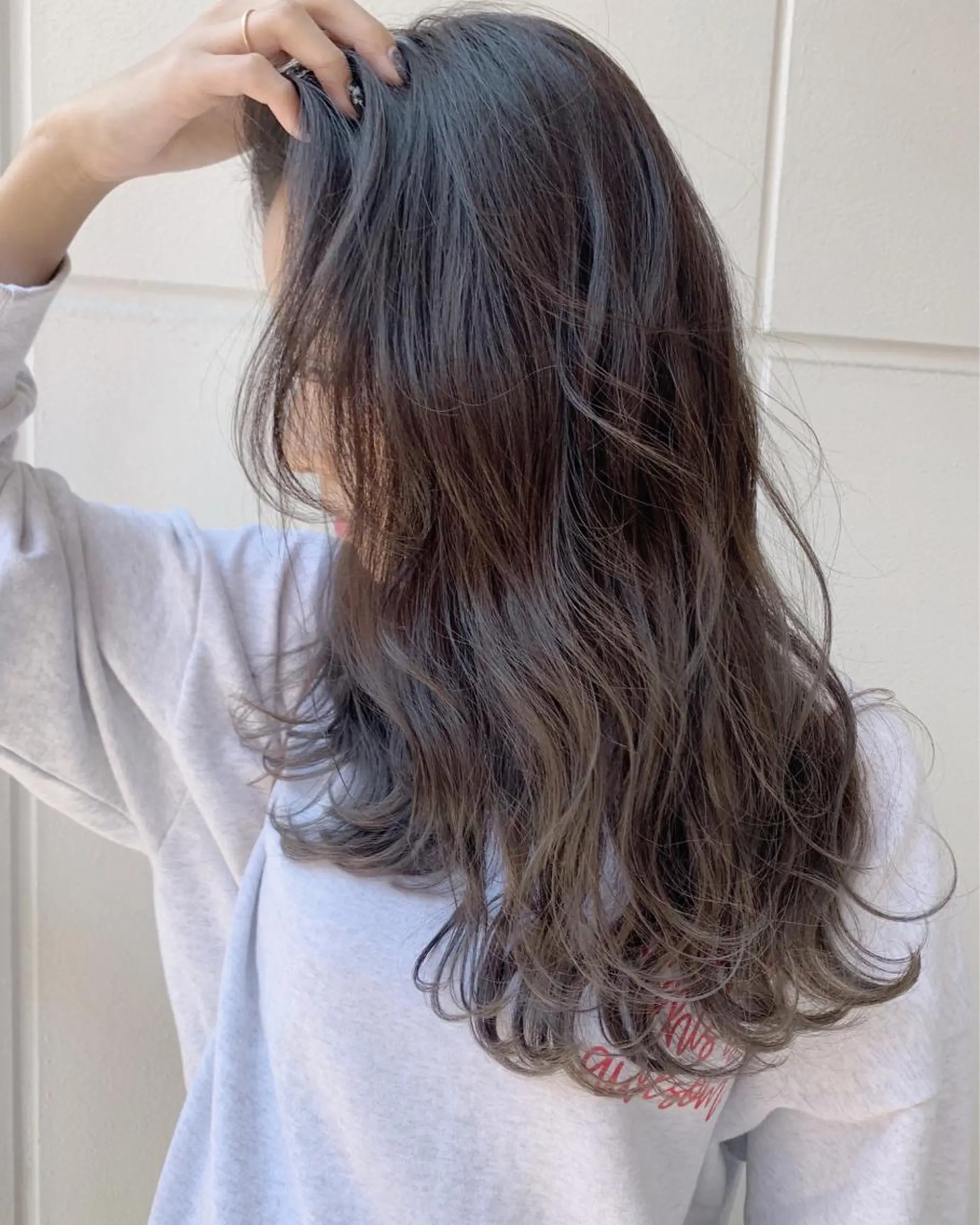 セミロング カラー ヘアアレンジ 縮毛矯正 髪質改善寺坂雄飛💐のヘアスタイル