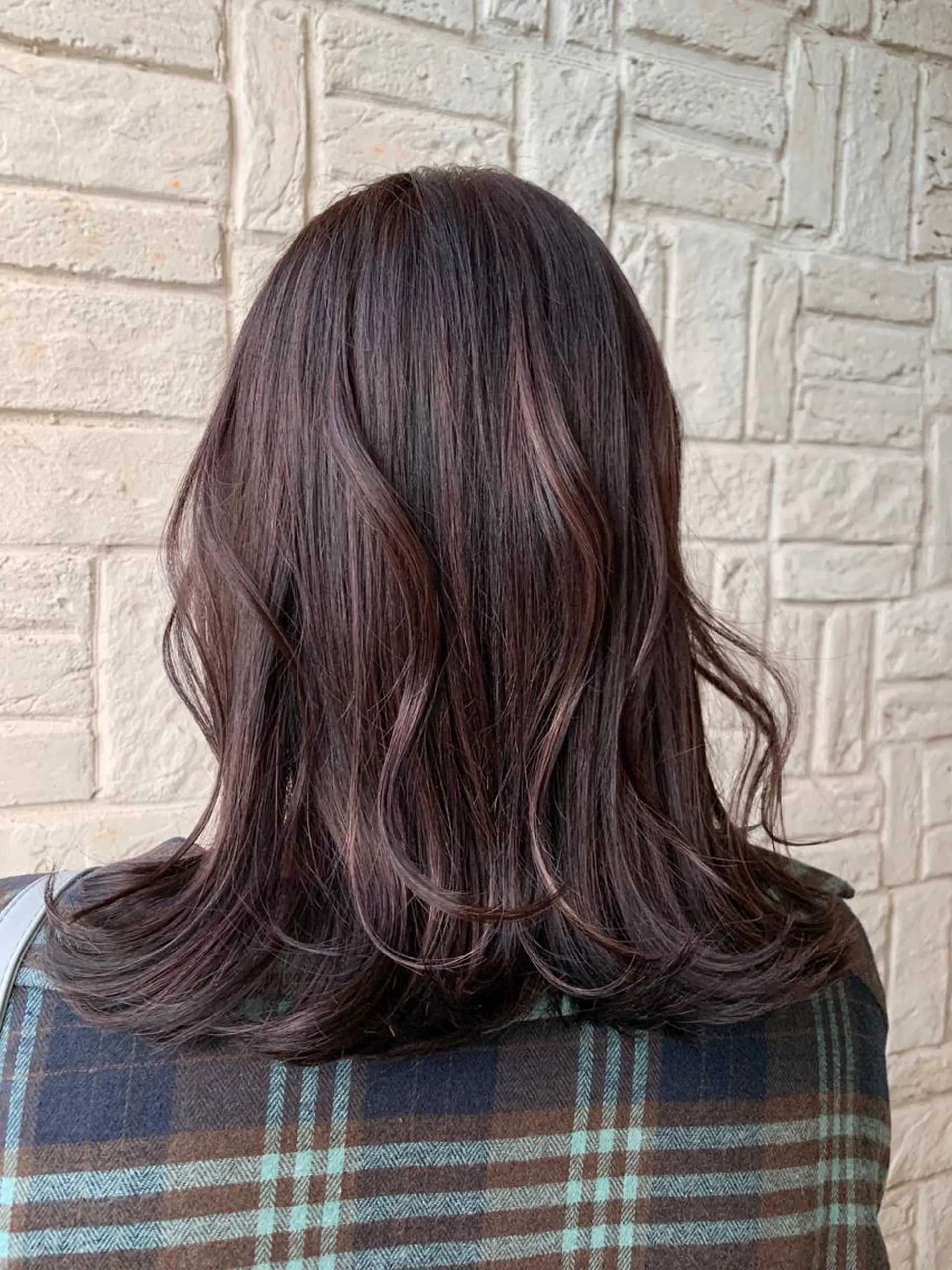 ロング カラー ハイライトカラー ラベンダーカラー ラベンダーピンク ピンクカラー ハイライト たなか りなのヘアスタイル