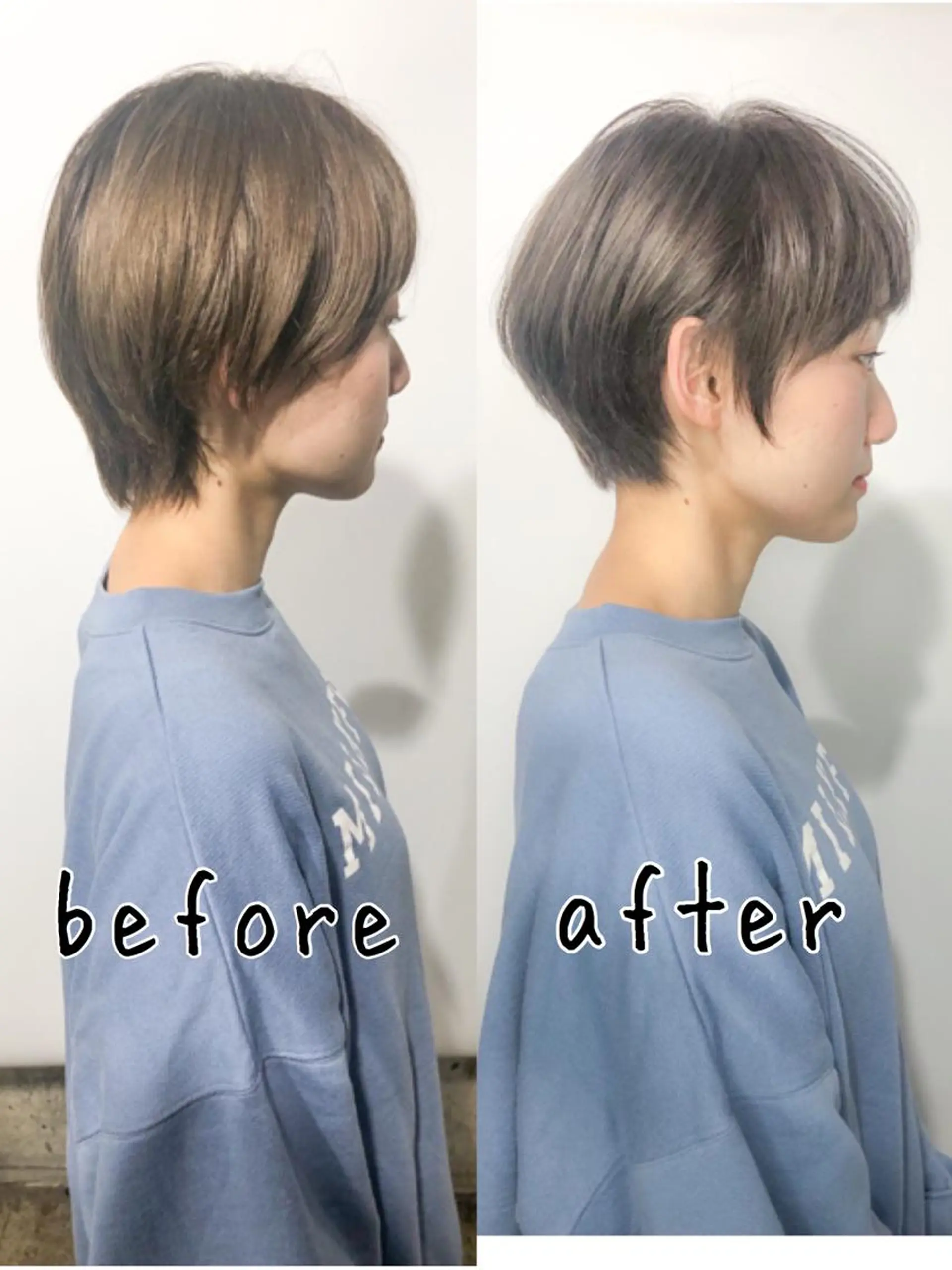 ショート 丸みショート ショートヘア 北條 優輝のヘアスタイル