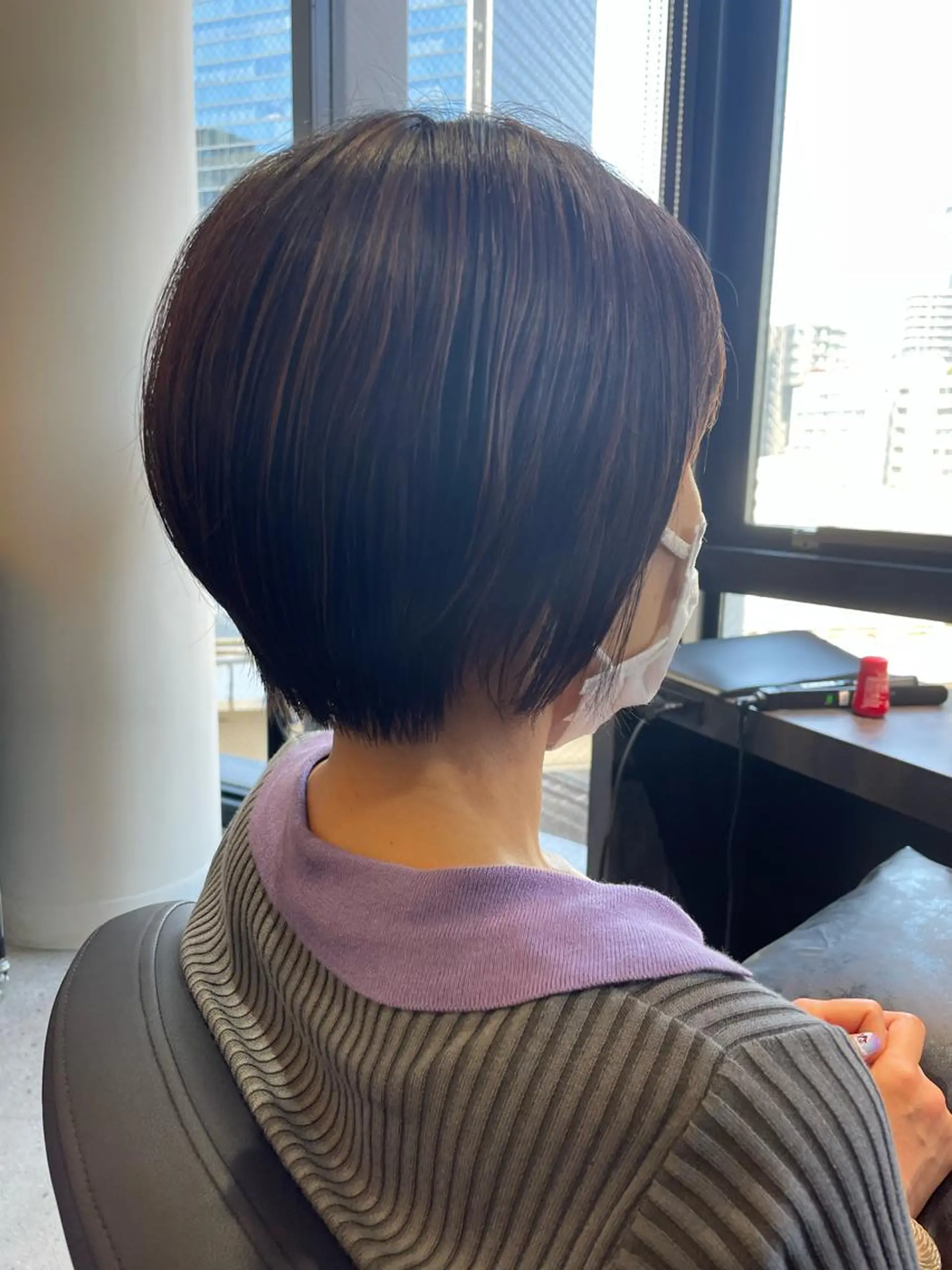 ショート カラー ハイライトカラー ハイライト ショートヘア ショート/脱白髪染め ☆宇﨑悠実のヘアスタイル