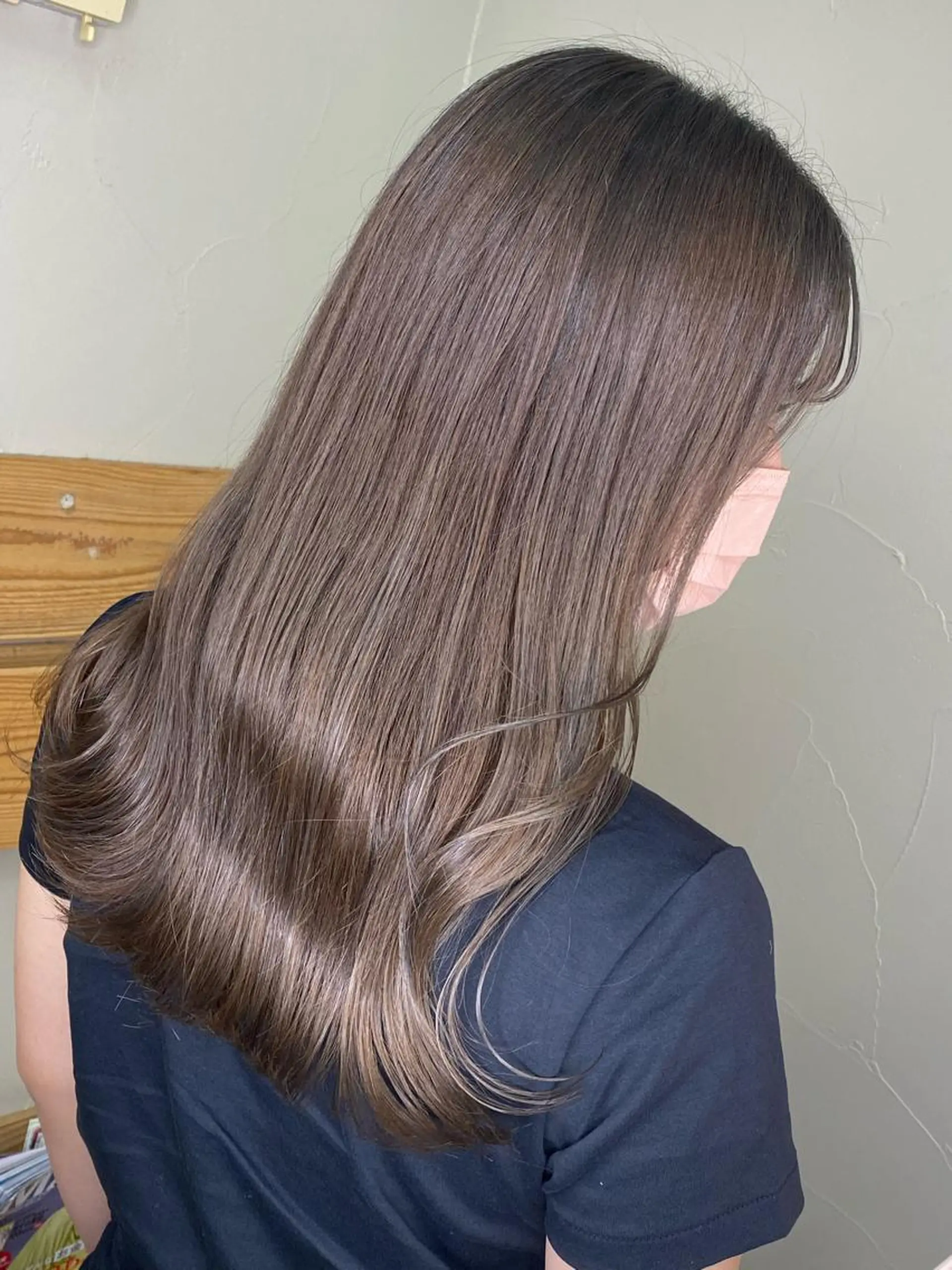 ミディアム カラー ヘアカラー 寺門 拓馬のヘアスタイル