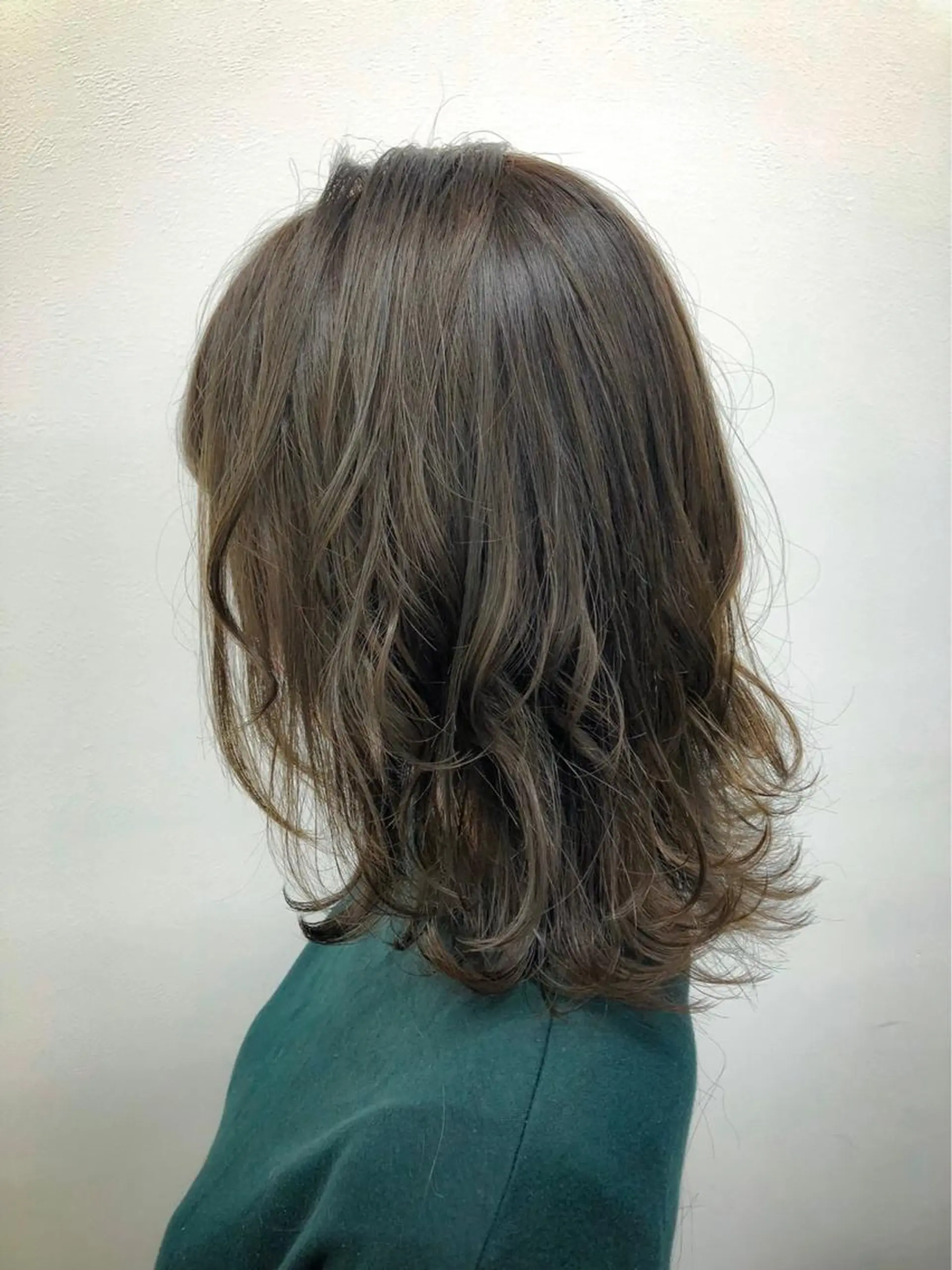 ミディアム カラー パーマ カット パーマ 【透明感×レイヤー】 🍃RIKU🍃のヘアスタイル