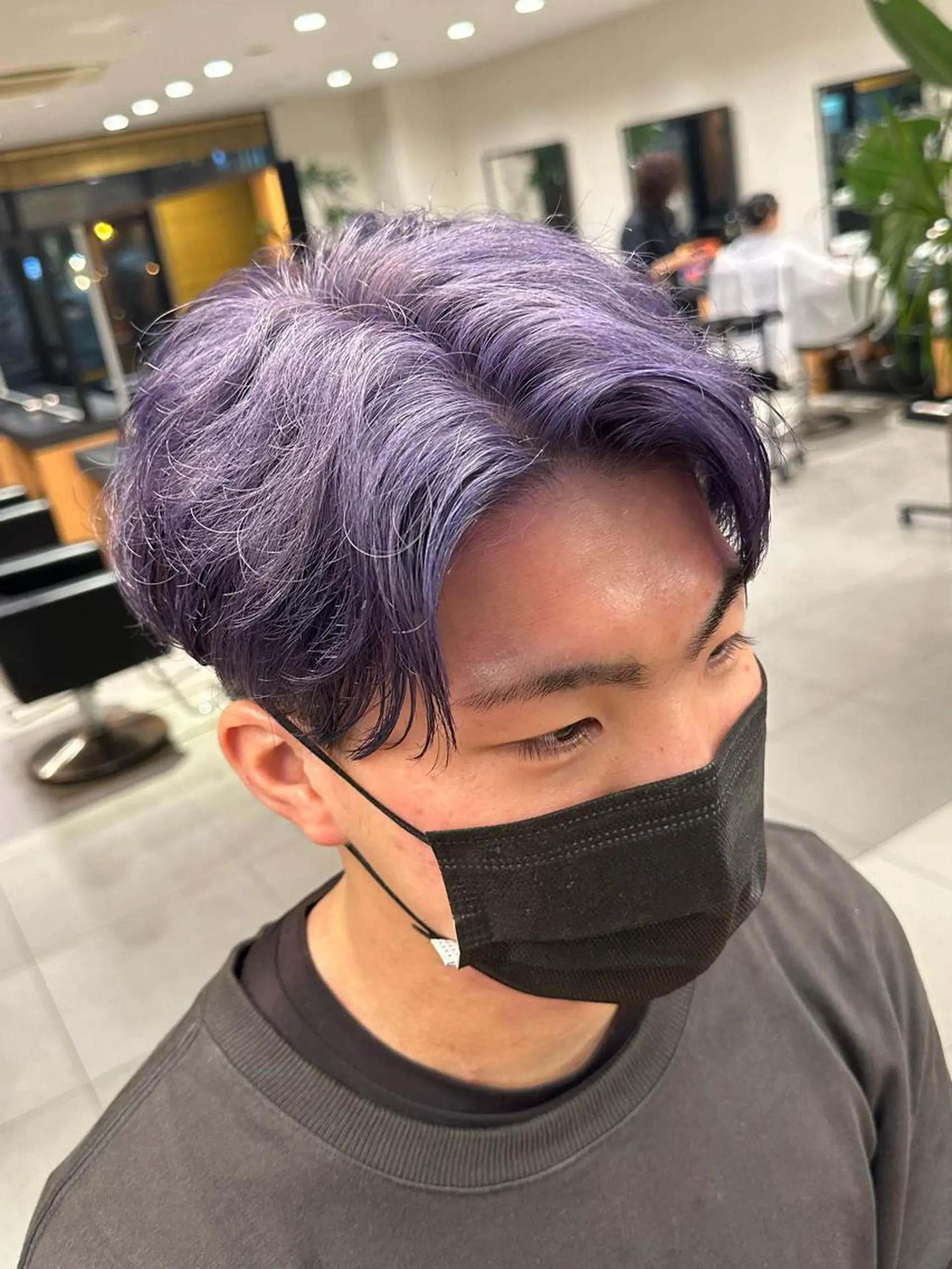 ショート カラー メンズ LICO HAIR＆RELAXATION 名駅店所属・メンズ特化美容師/ パーマ/波巻き/陸翔のヘアスタイル