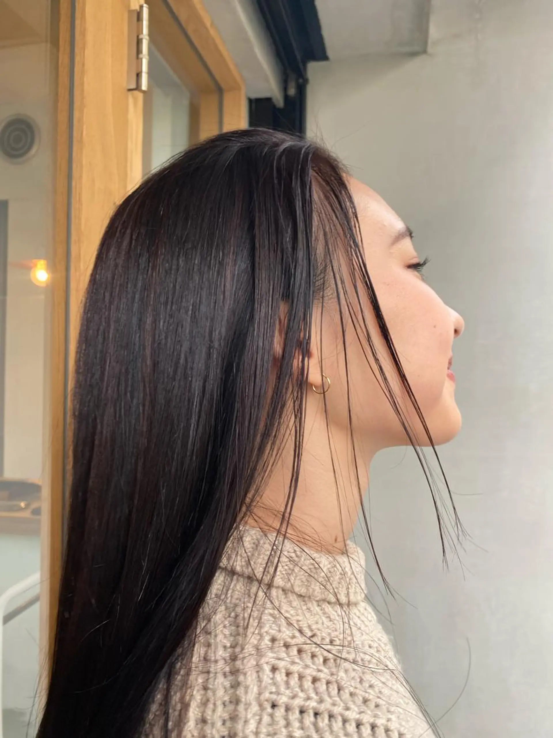 セミロング カラー ヘアアレンジ マツエク・マツパ shoji༄ mikuのヘアスタイル