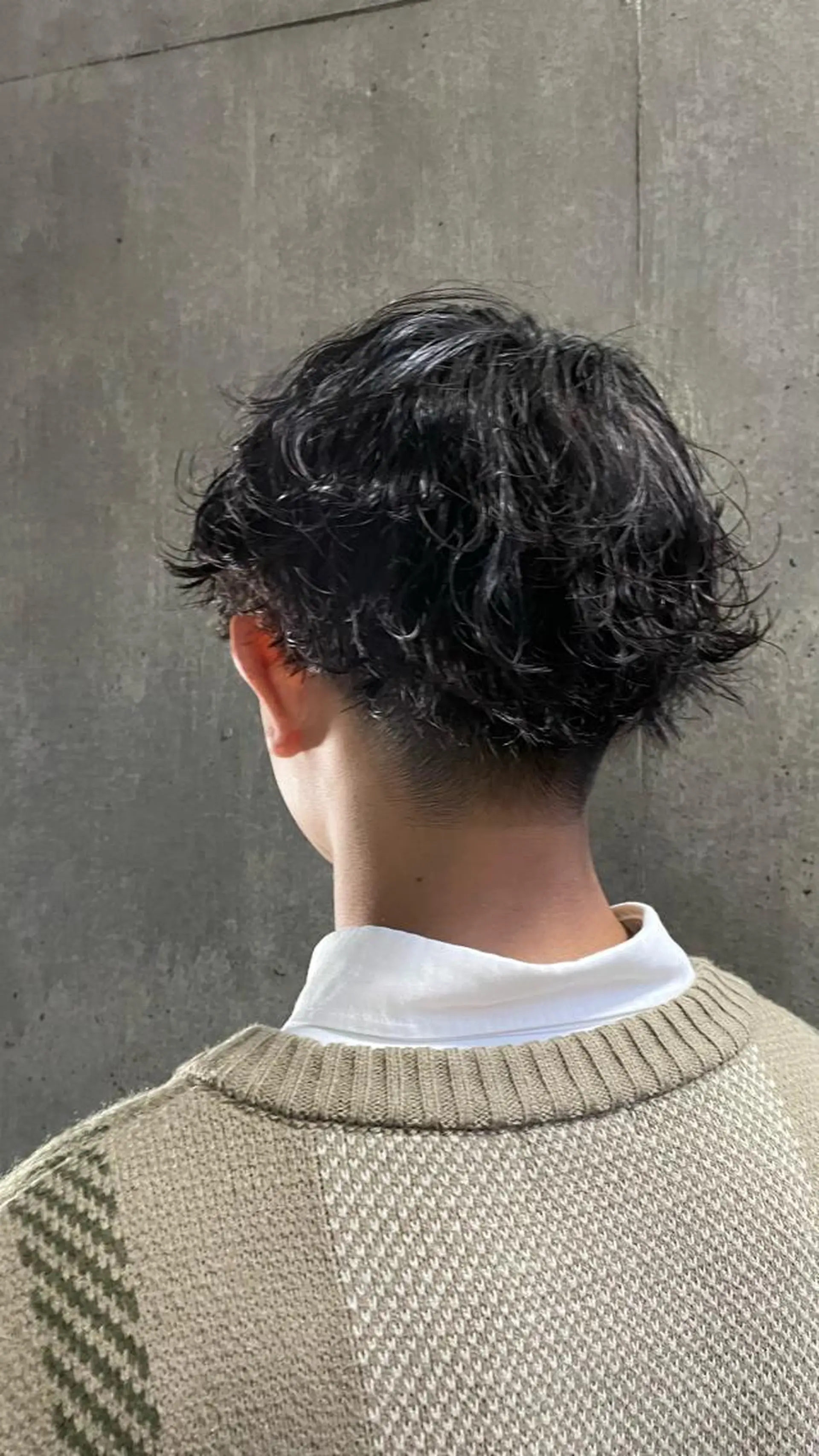 パーマ メンズ もりたみかこ 美容師お休み中のヘアスタイル