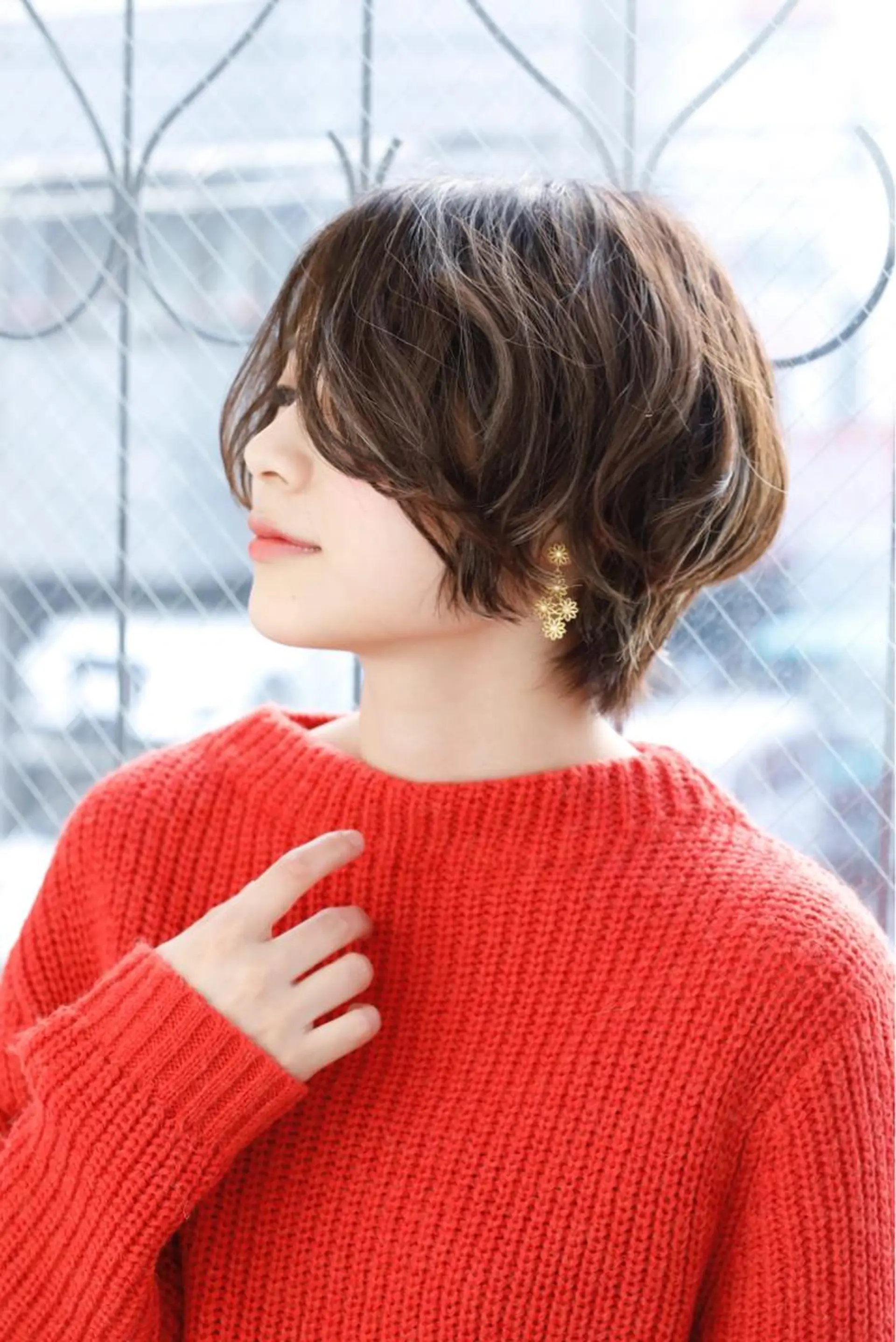 ミディアム カラー パーマ ヘアアレンジ ✨前田 優・2拠点✨ ✨恵比寿・札幌店✨のヘアスタイル