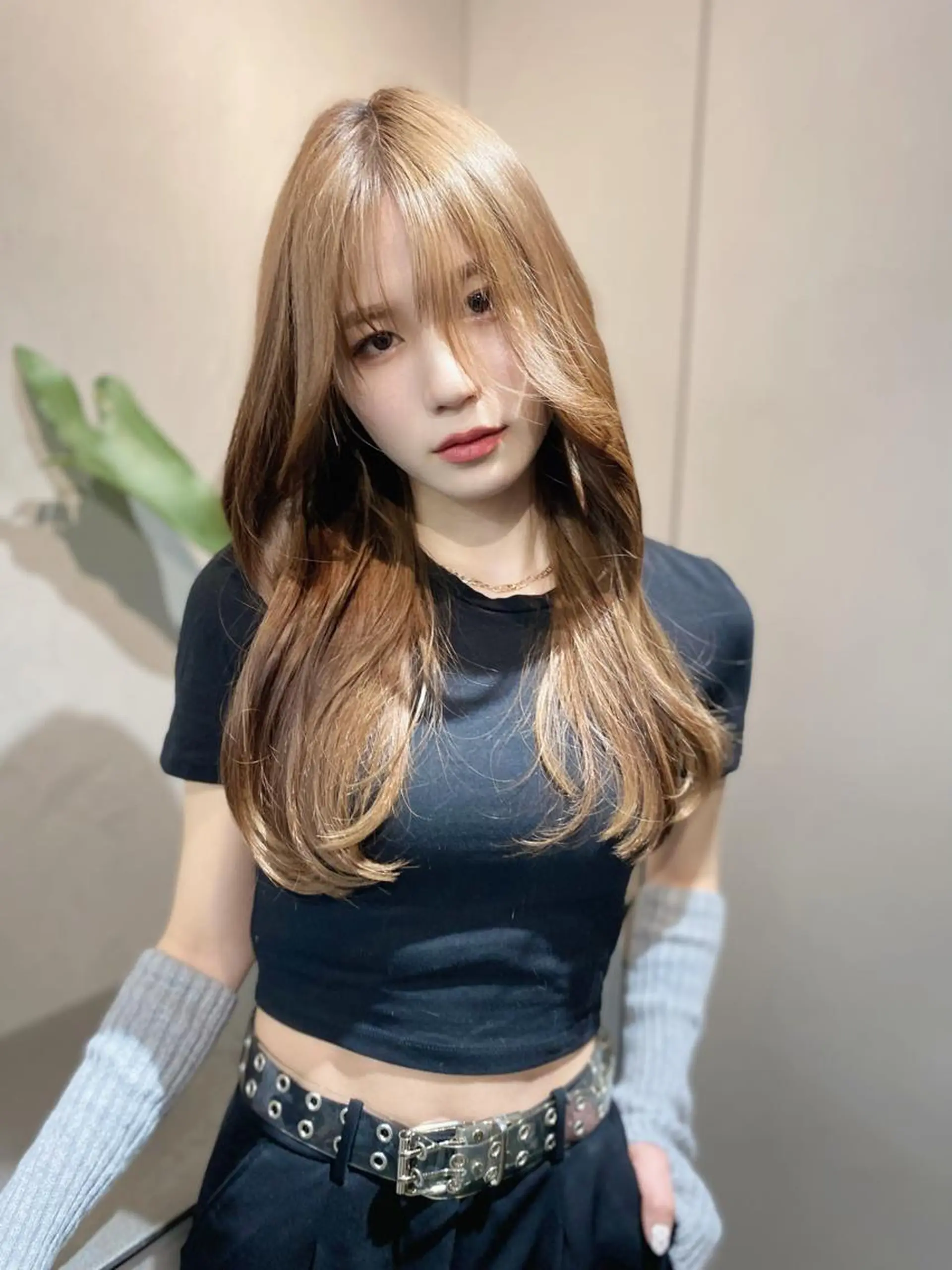 ロング 岐阜1番韓国ヘア/ 星羅/23°のヘアスタイル