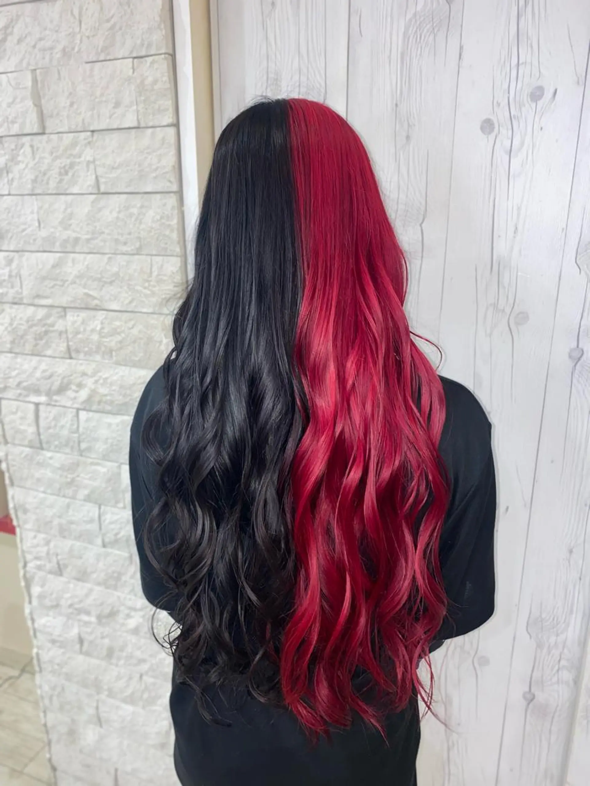 ロング ゆぴ☾‪/推しカラー /ハイトーンのヘアスタイル