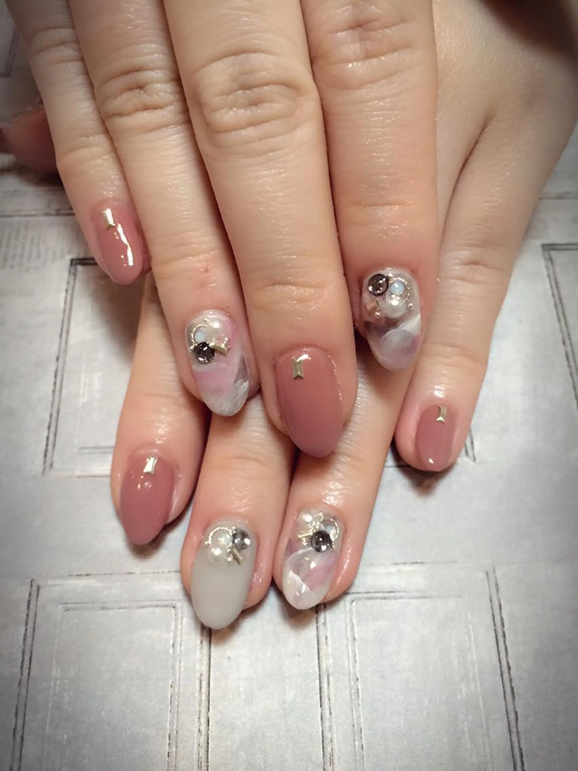 ネイル アートネイル ニュアンスネイル jdn kayokoのネイルデザイン