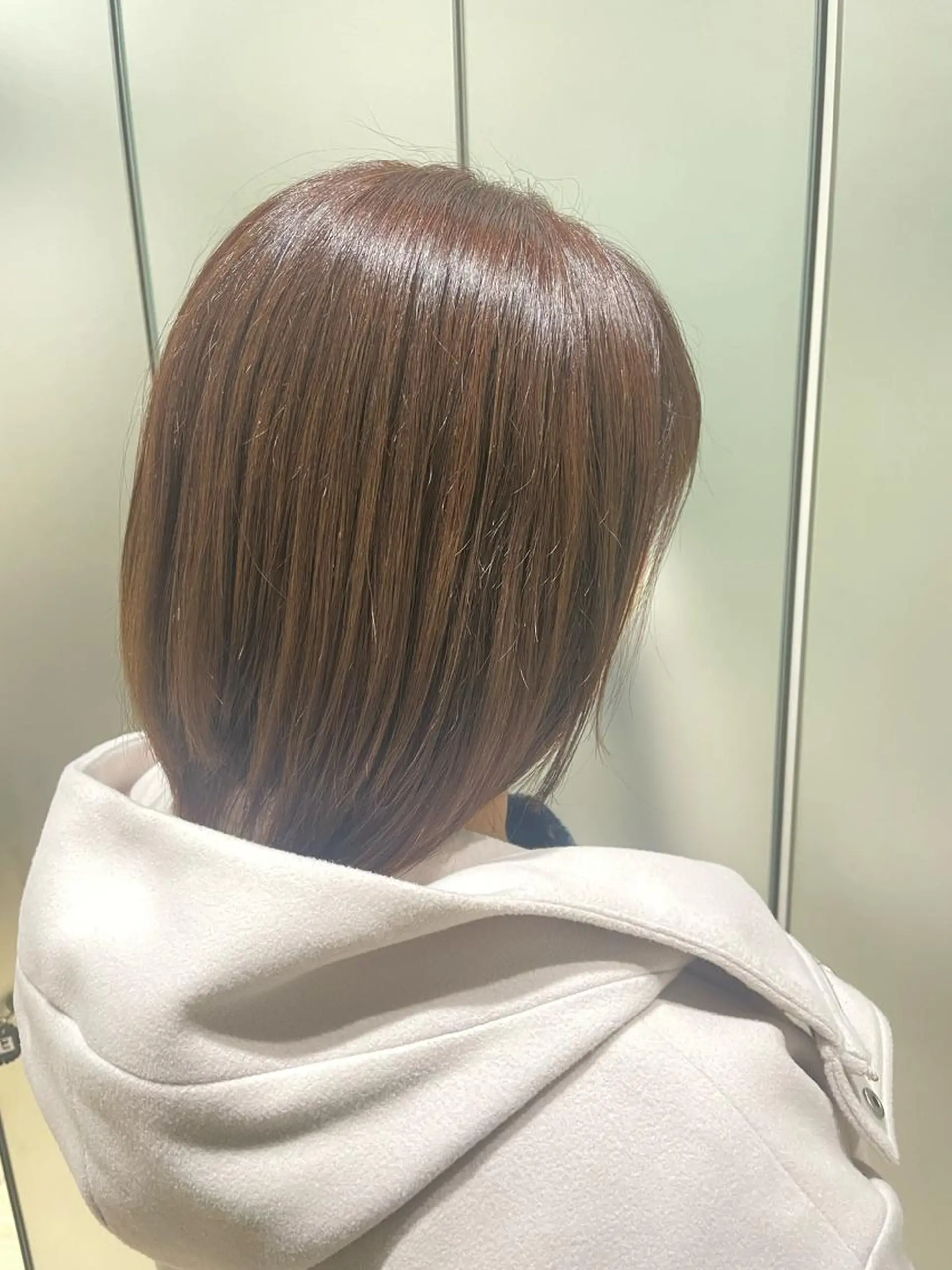 ショート カラー バレイヤージュ レイヤーカット ヘアカラー JEAN CLAUDE BIGUINE 横浜ベイクォーター店所属・Koharu 髪質改善カラーのヘアスタイル