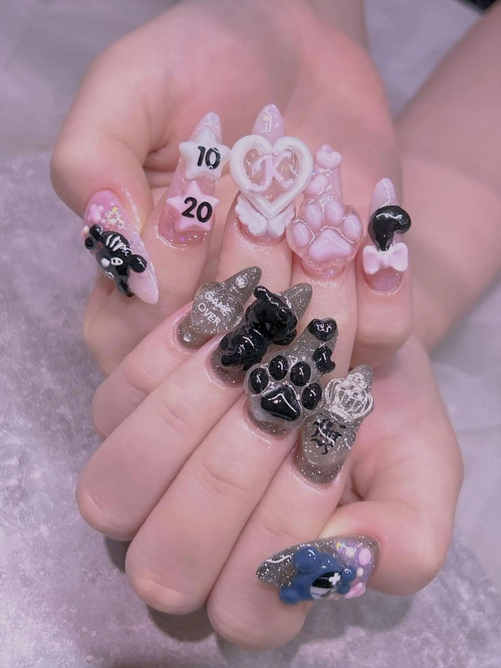 ネイル 長さだし専門店 M2　rikaのネイルデザイン