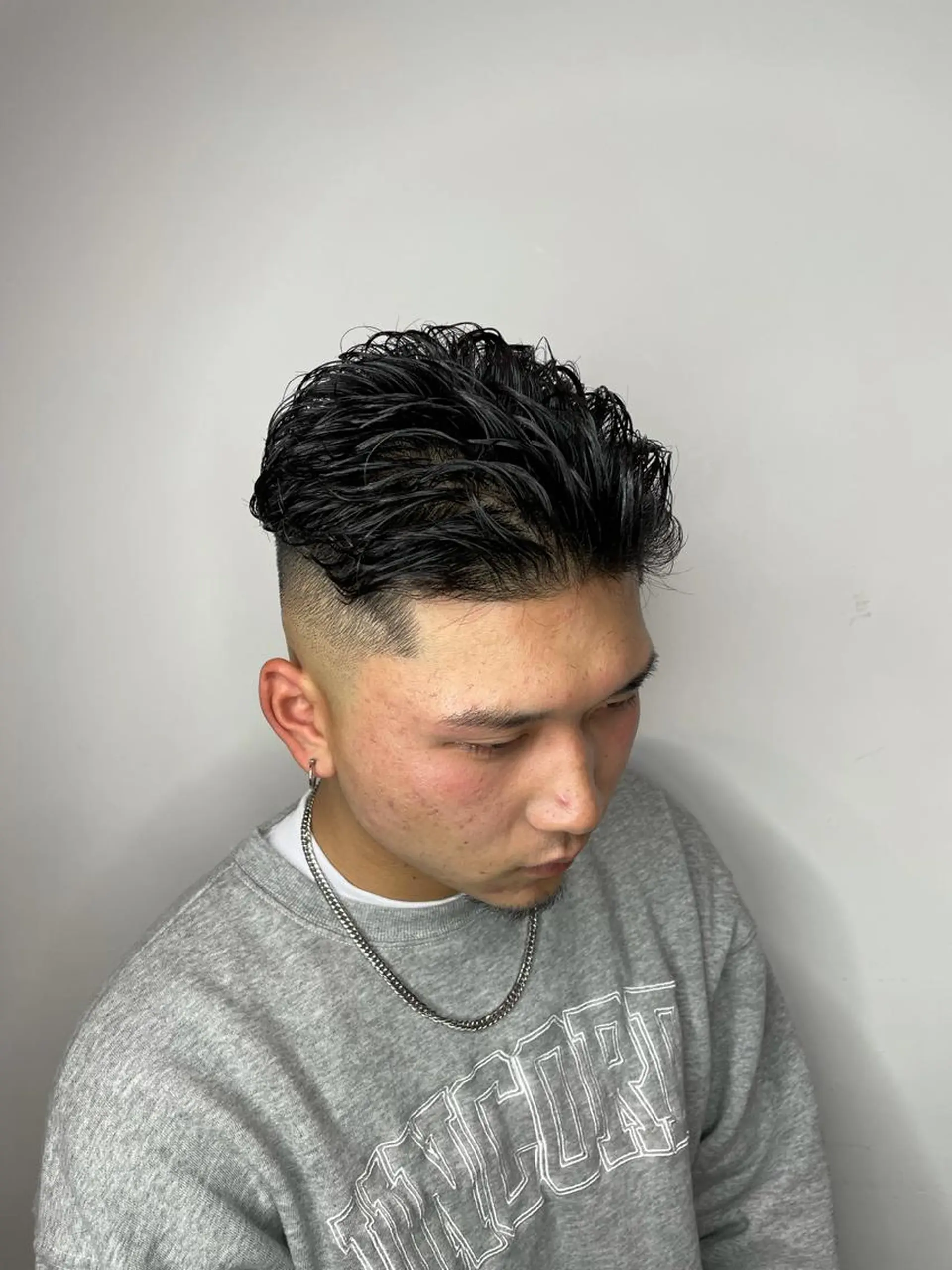 ショート パーマ メンズ カット パーマ 【men's Lapis横浜】海人のヘアスタイル