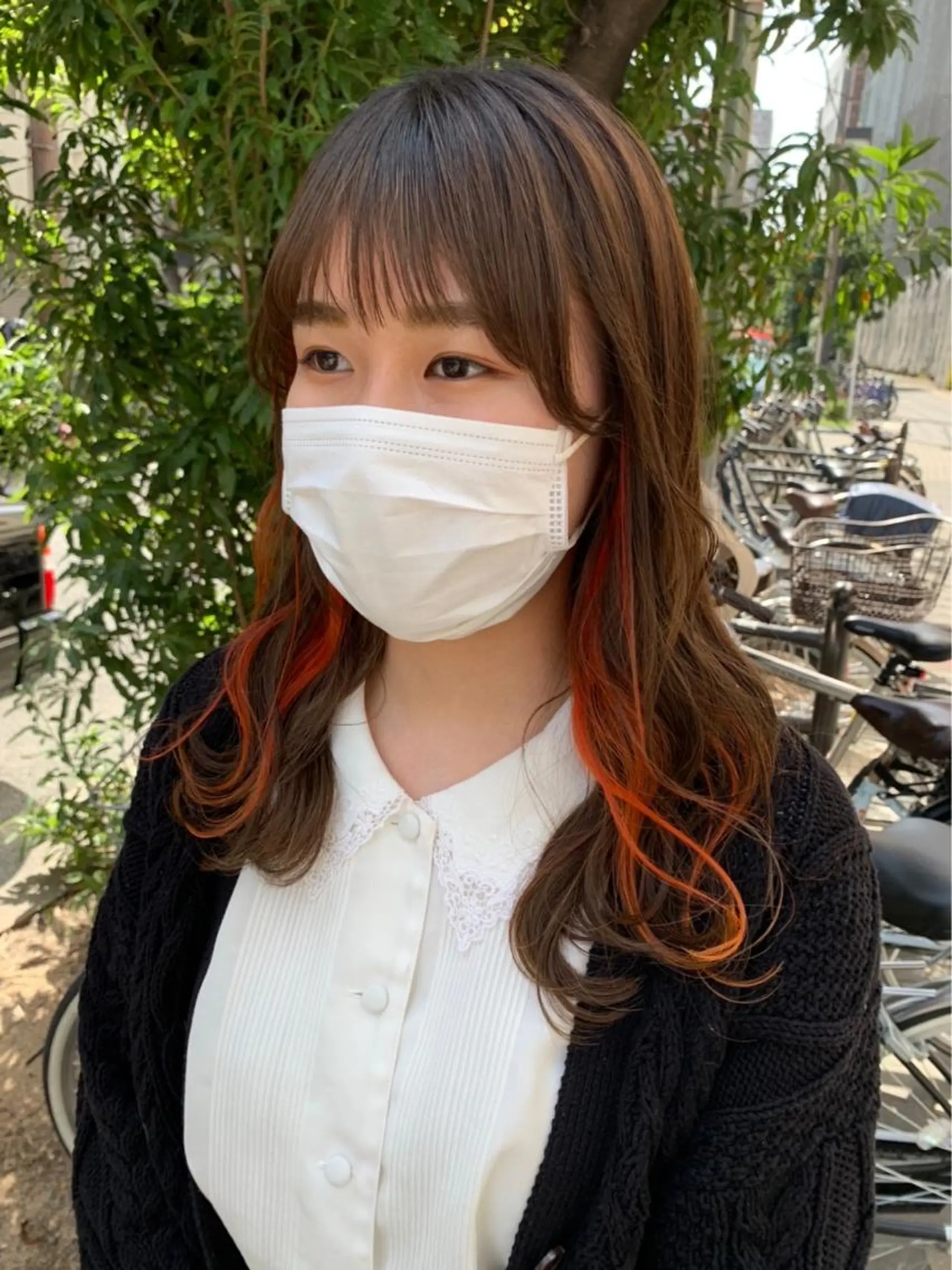 セミロング 亀川蓮 Agu hairのヘアスタイル