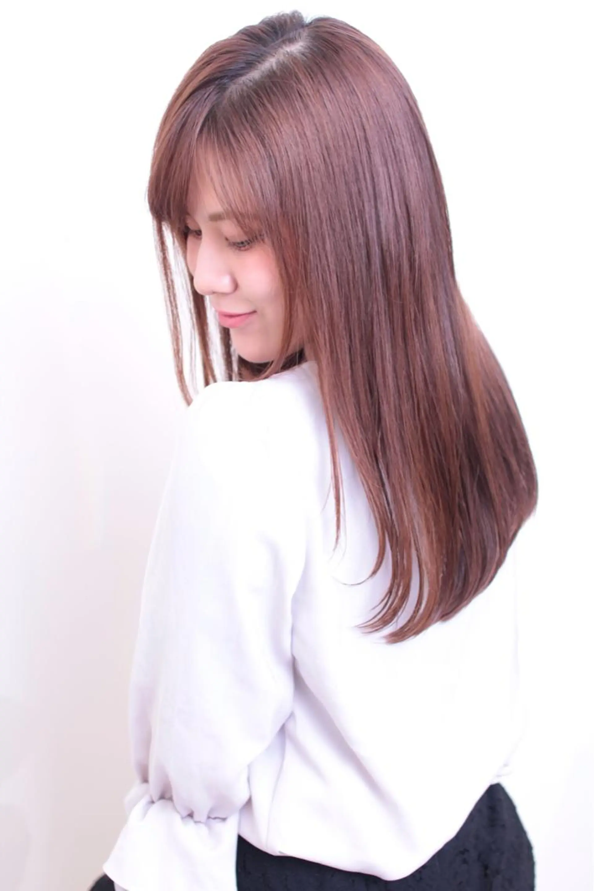 ロング 縮毛矯正 トリートメント 『Ash久が原MG』 水野 翼のヘアスタイル