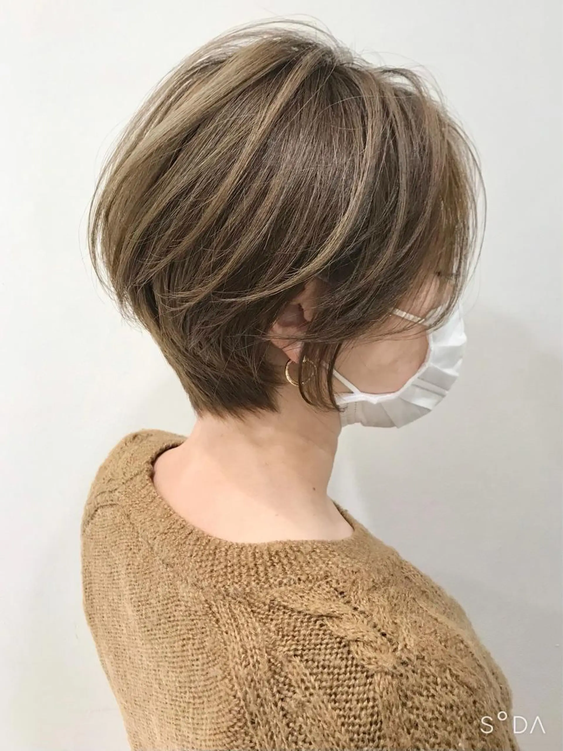 ショート クロスパーマ松永裕久 似合わせカットのヘアスタイル