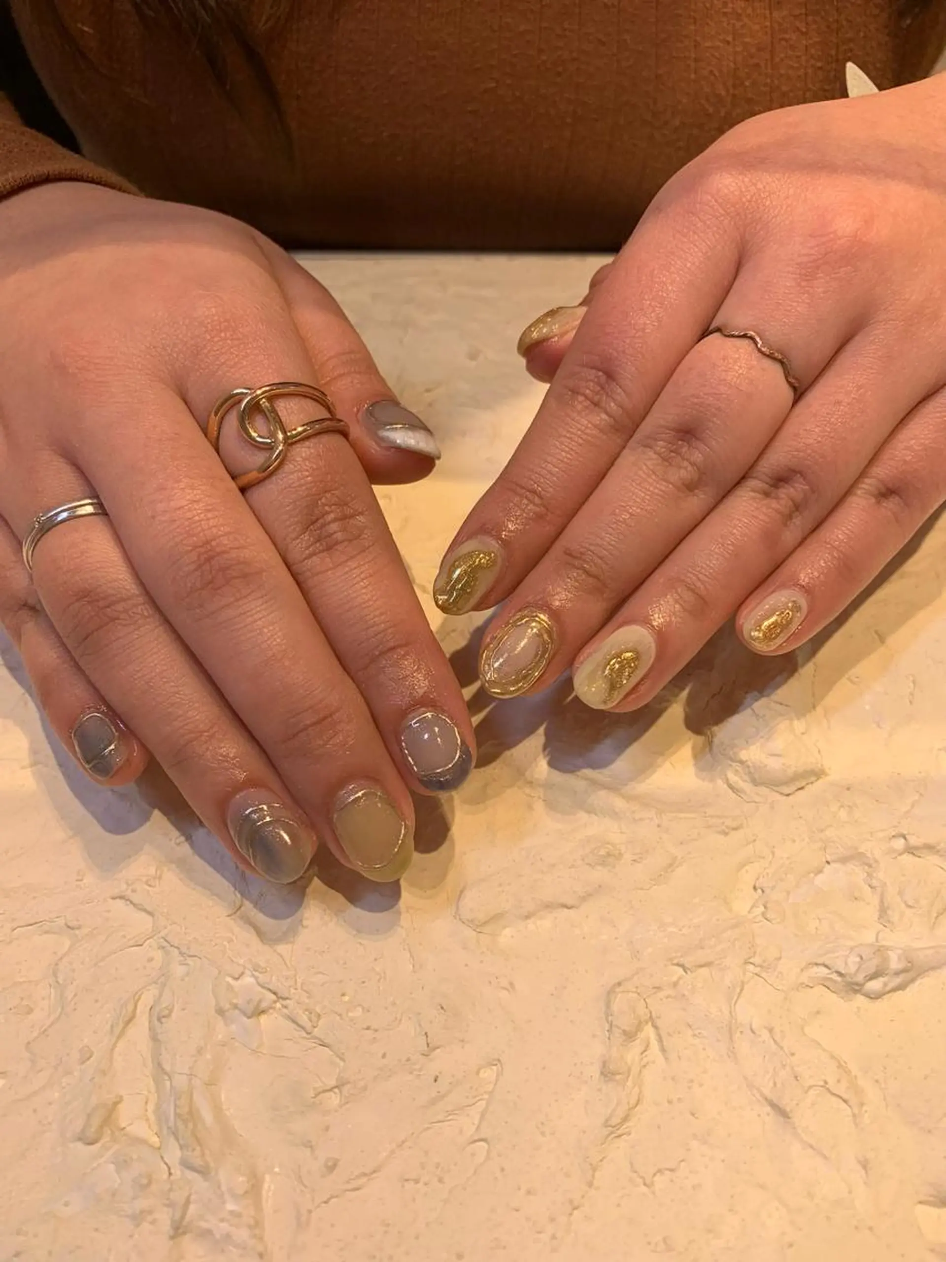 ネイル 春ネイル マキノ ユイのネイルデザイン