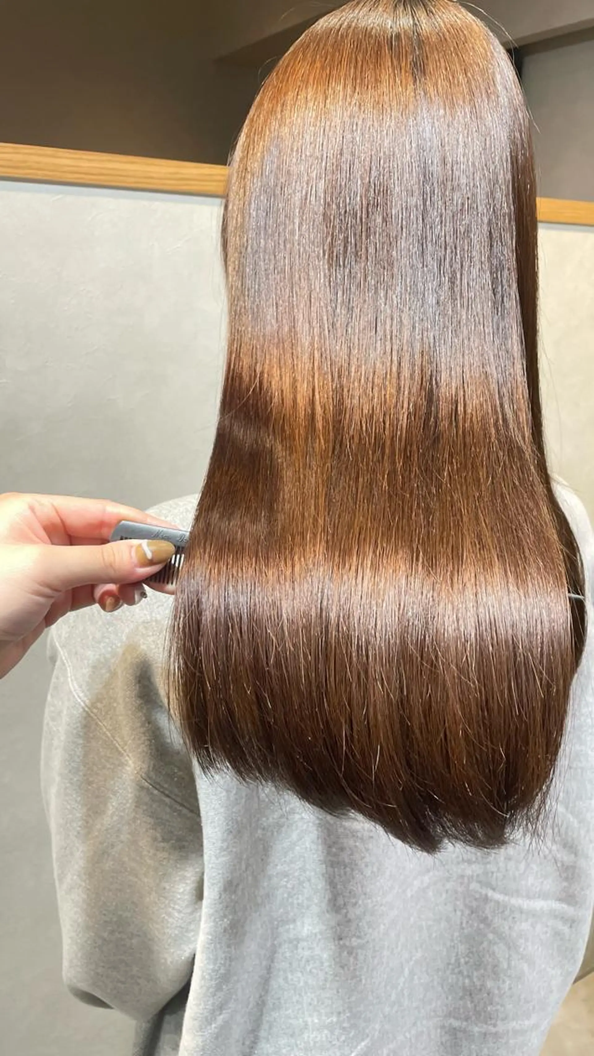 セミロング 髪質改善 ARCHE 心斎橋 常塚のヘアスタイル