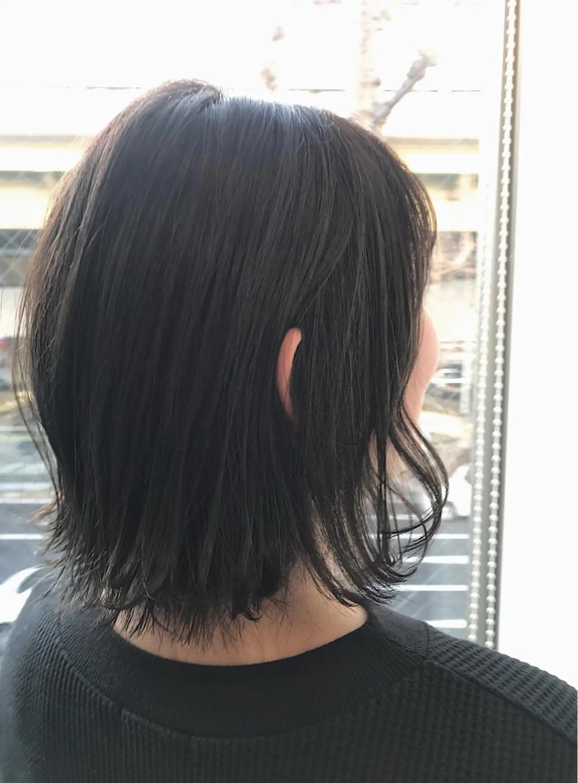 ショート カラー 黒髪 カット ヘアカラー 柴田 祐輔のヘアスタイル