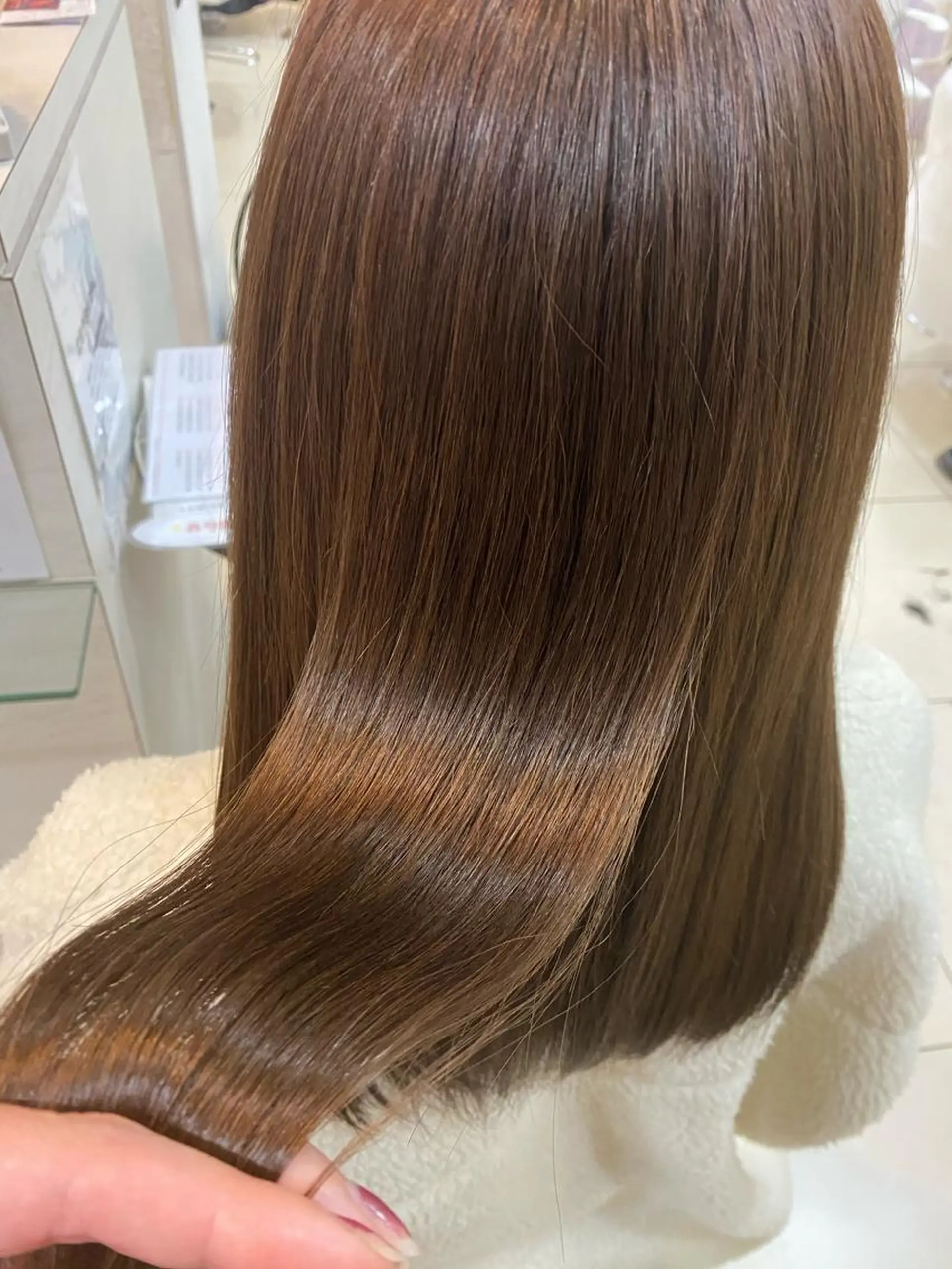 セミロング 髪質改善 カット ヘアカラー 💎髪質改善特化/ 町田莉彩💎のヘアスタイル