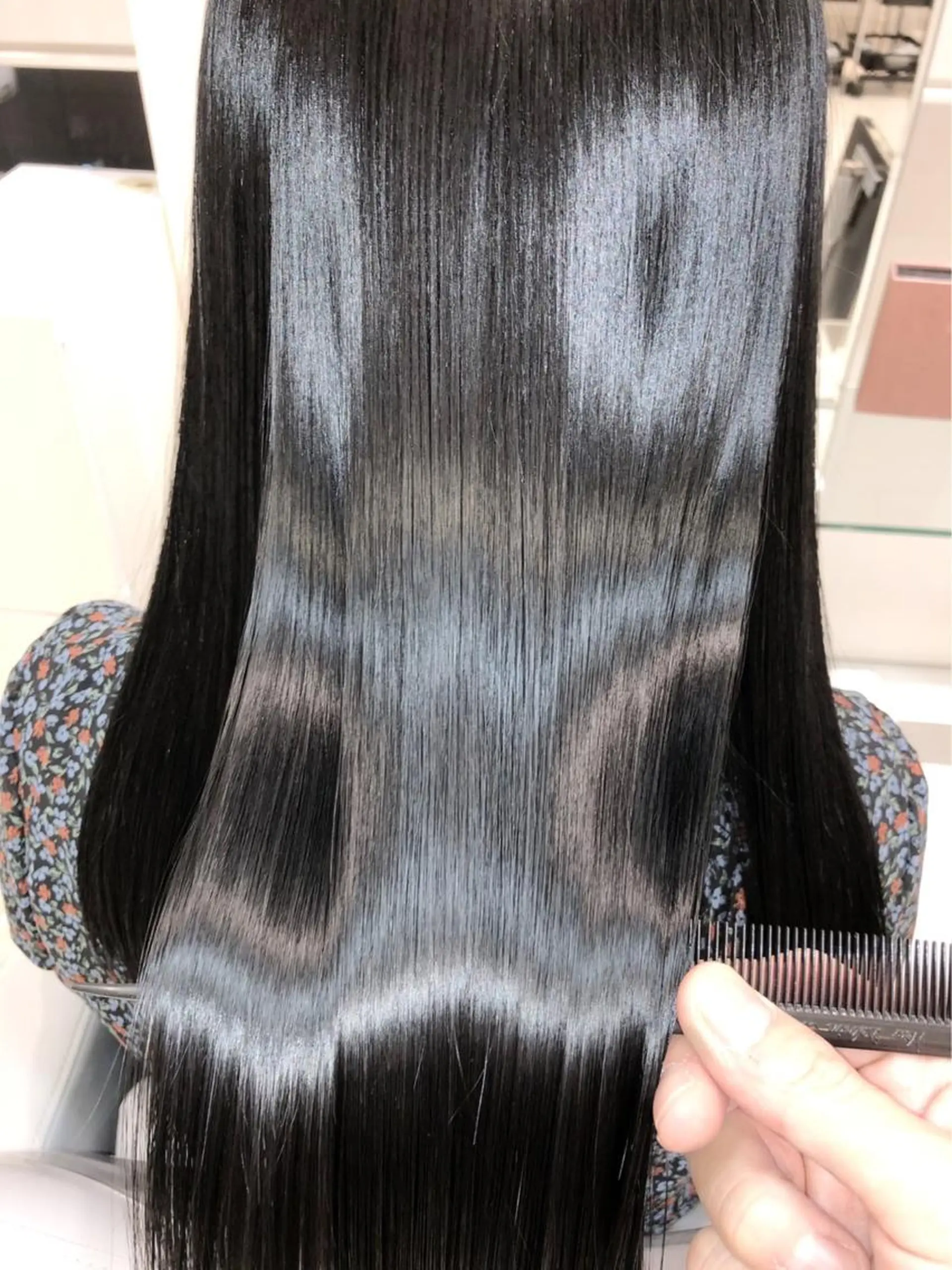 ロング カット 縮毛矯正 トリートメント ✨髪を傷ませない✨ 吉田ひじりのヘアスタイル