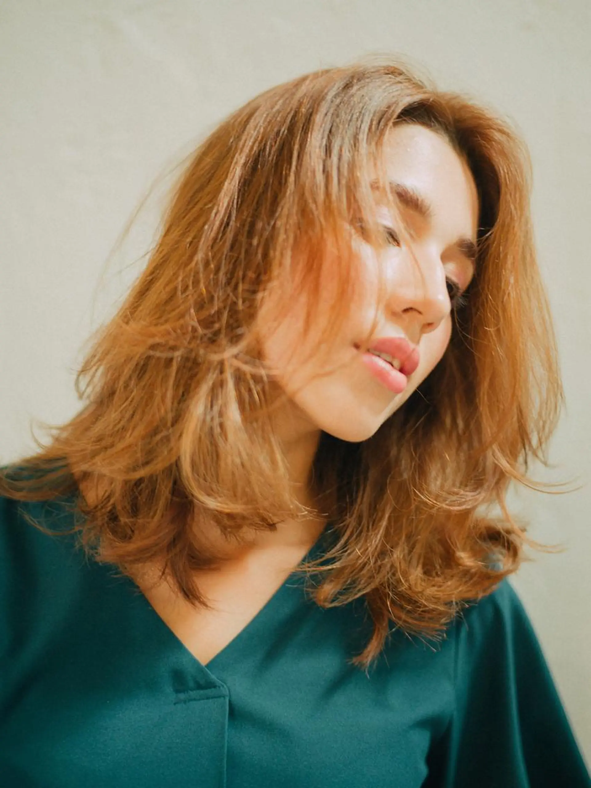 セミロング カラー パーマ ヘアアレンジ メンズ キッズ ネイル マツエク・マツパ premier modelsのヘアスタイル