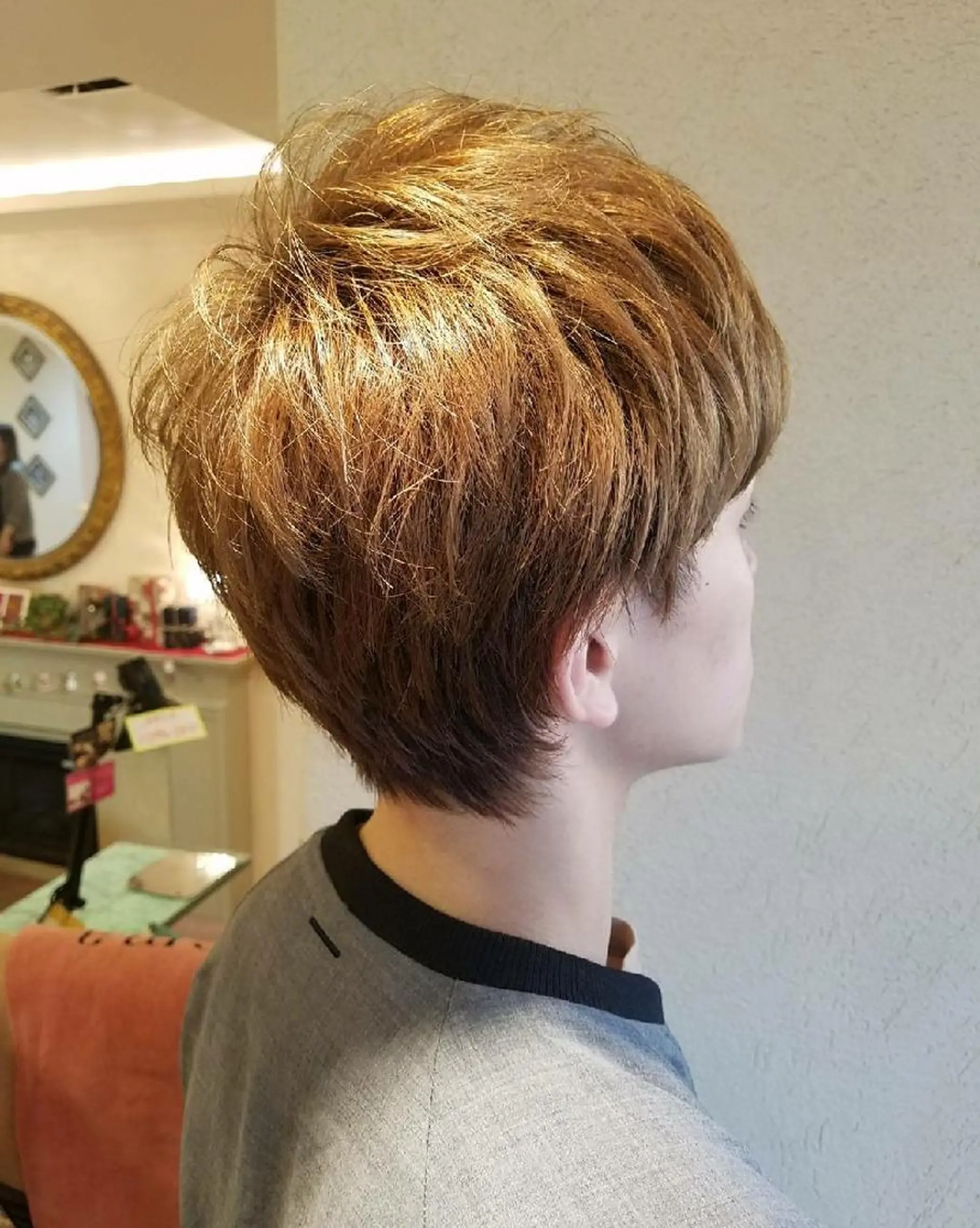 メンズ ショート 美谷添（ミヤゾエ） まどか大人ヘアサロンのヘアスタイル