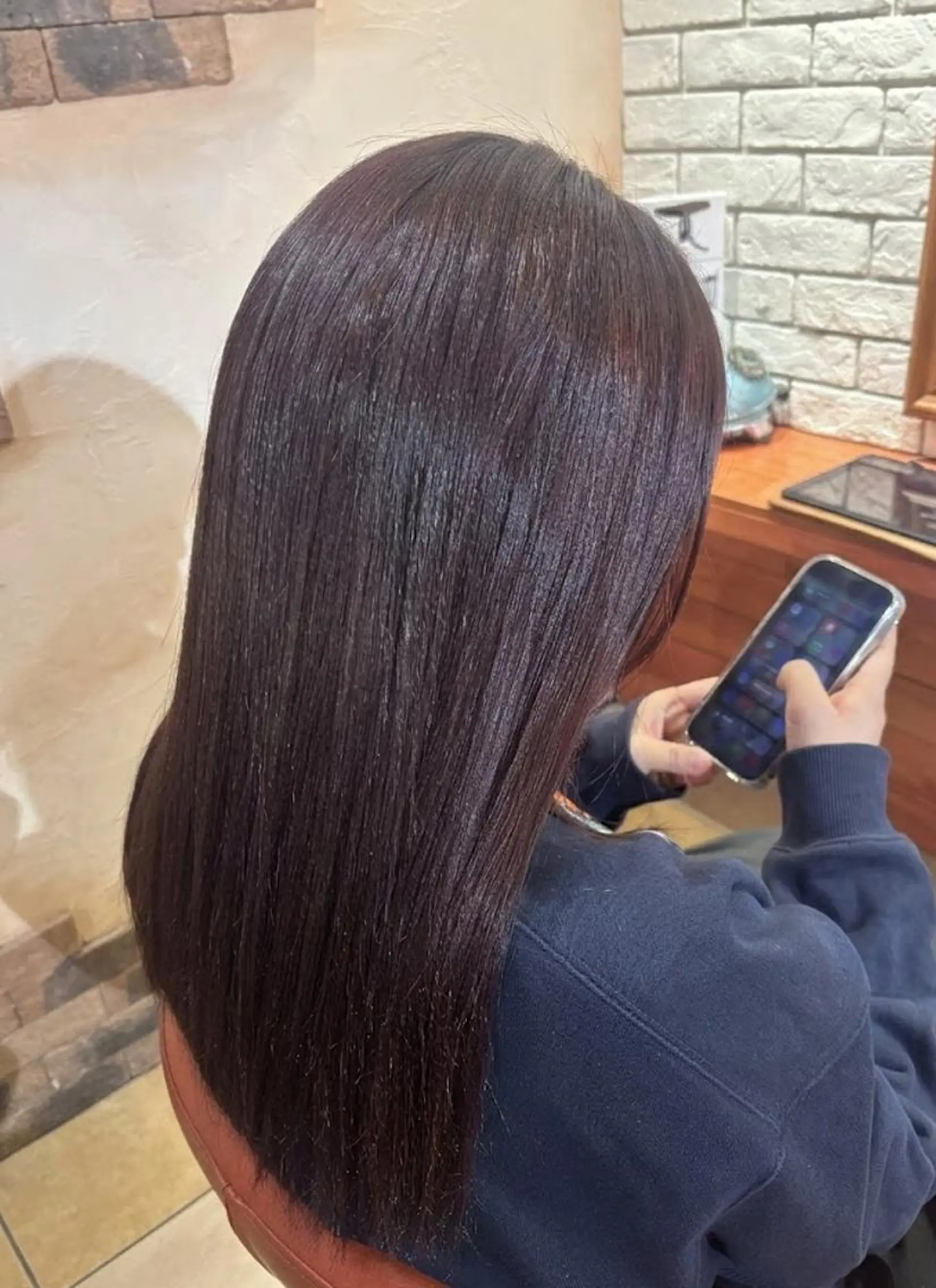 セミロング カット ヘアカラー トリートメント ヘッドスパ flencia 丸 和博|カットのヘアスタイル